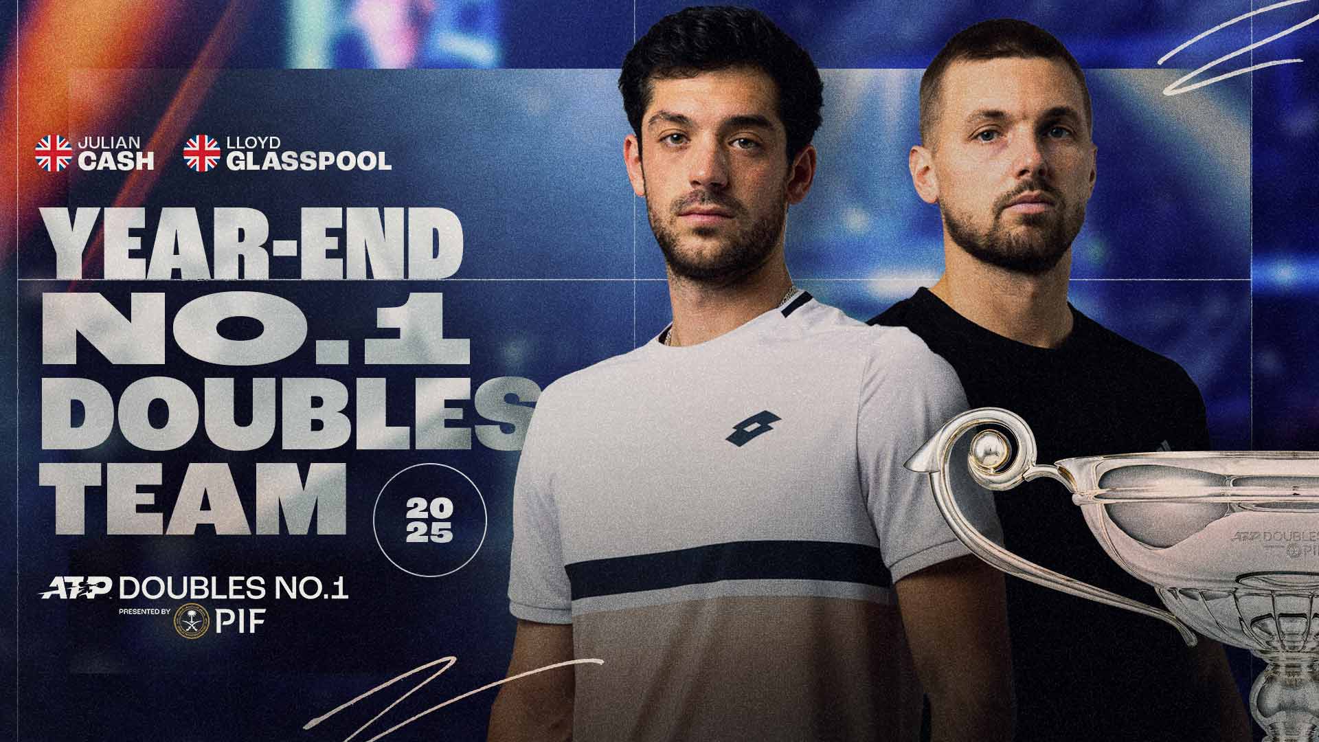 Cash & Glasspool first all-British pair to claim year-end No. 1 team honours