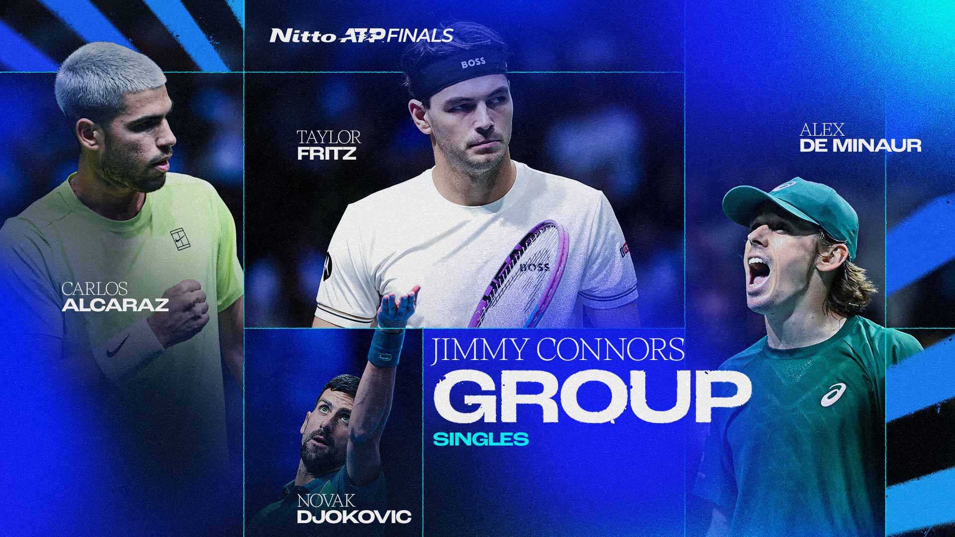 Sinner, Alcaraz learn Nitto ATP Finals draw fate