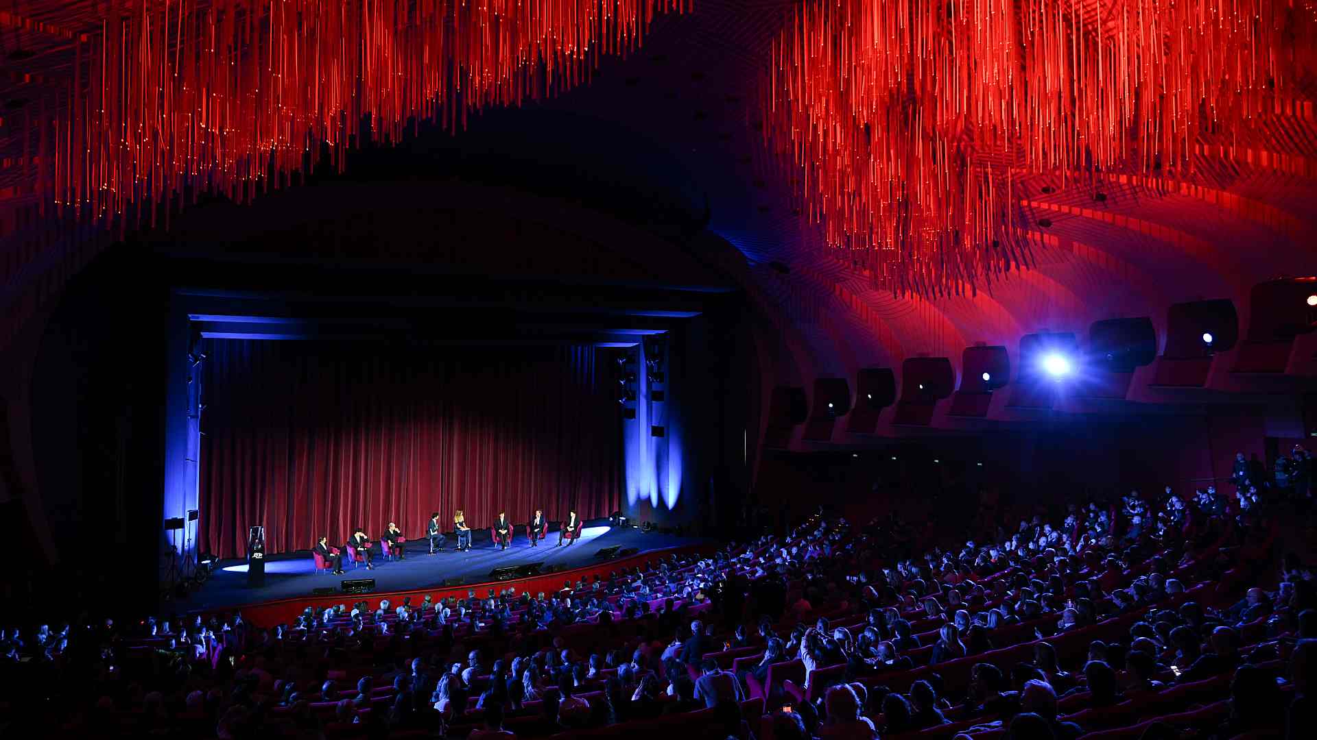 Players at the Teatro Regio in Turin, Italy.