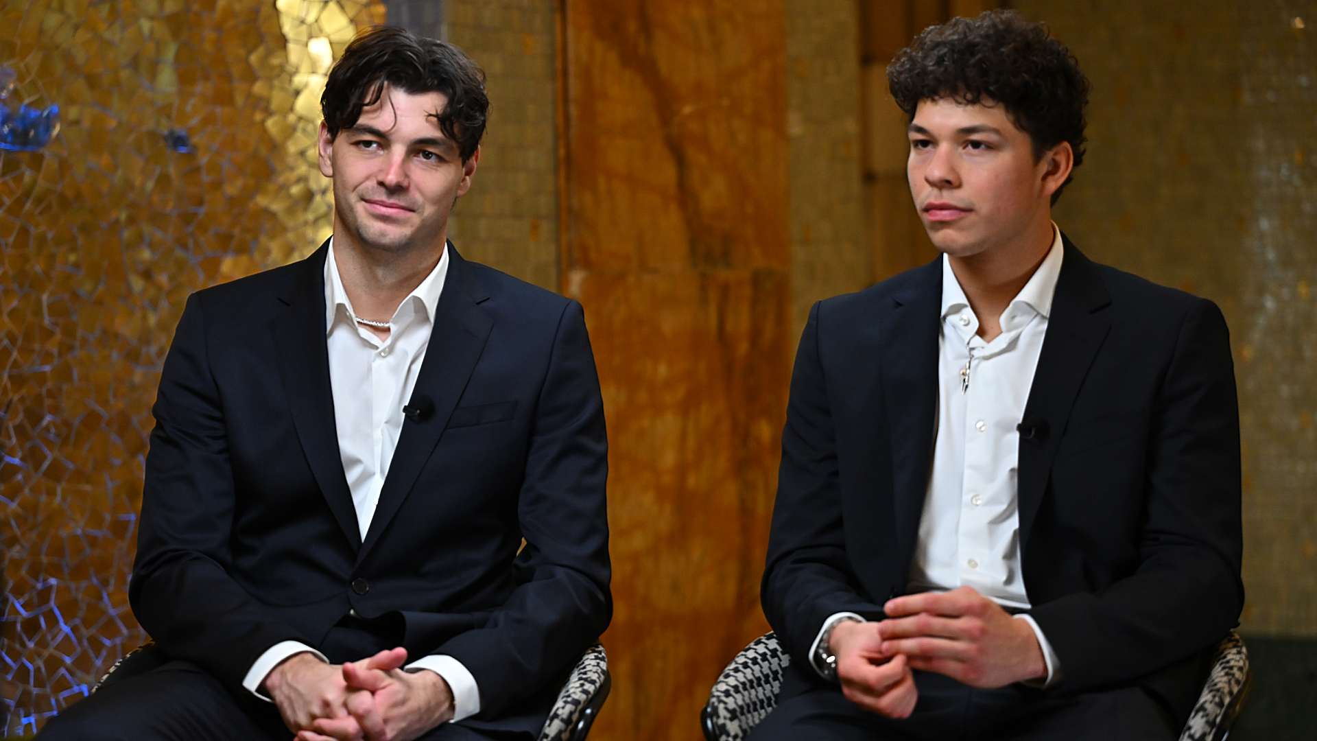 <a href='https://www.atptour.com/en/players/taylor-fritz/fb98/overview'>Taylor Fritz</a> and <a href='https://www.atptour.com/en/players/ben-shelton/s0s1/overview'>Ben Shelton</a> speak to the media ahead of the <a href='https://www.atptour.com/en/tournaments/nitto-atp-finals/605/overview'>Nitto ATP Finals</a>.