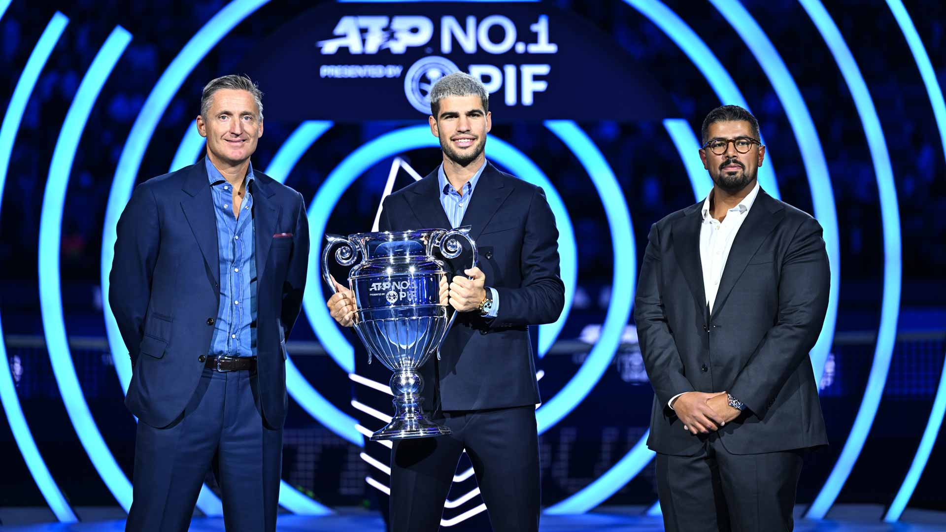 'Really proud' Alcaraz accepts ATP Year-End No. 1 presented by PIF honours
