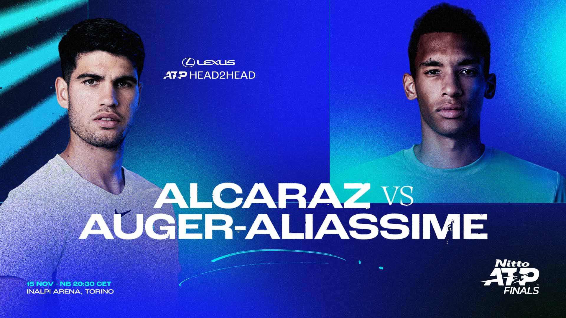 SF Preview: Alcaraz meets Auger-Aliassime at Nitto ATP Finals
