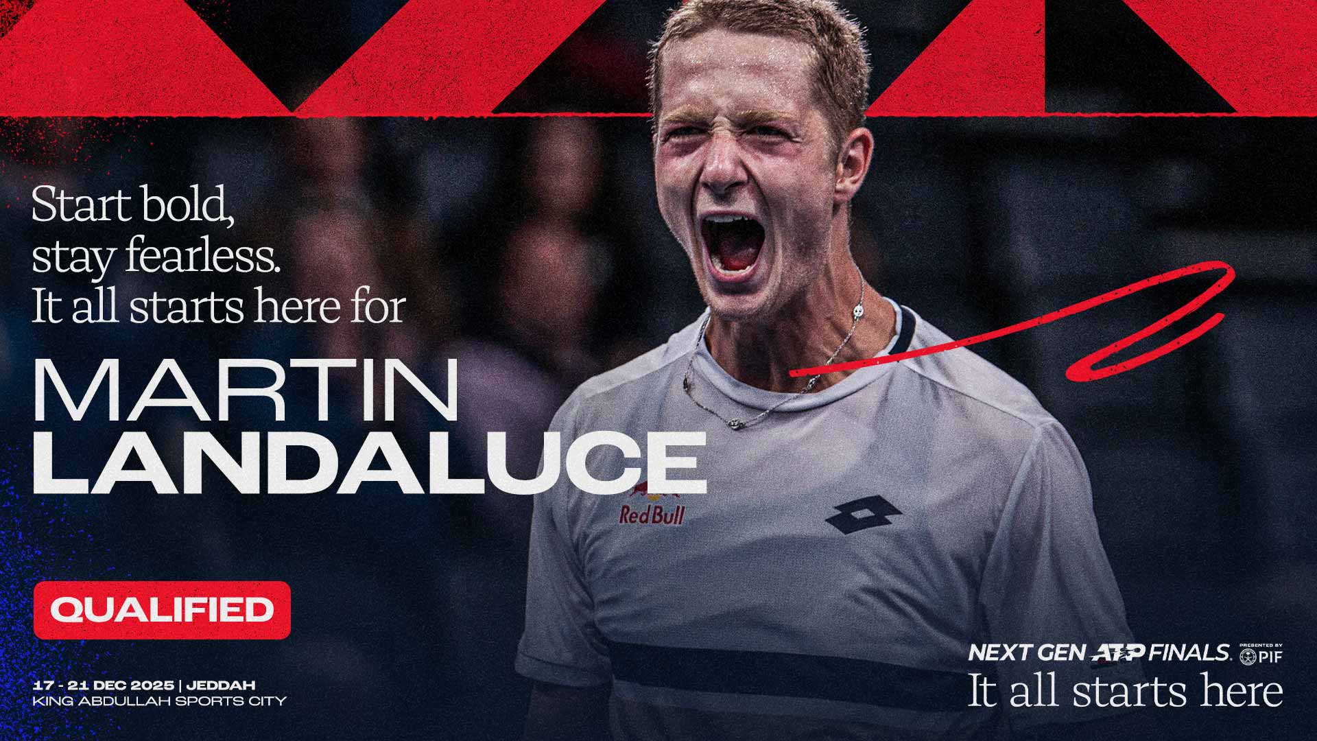 Landaluce is in! Spaniard qualifies for Next Gen ATP Finals presented by PIF