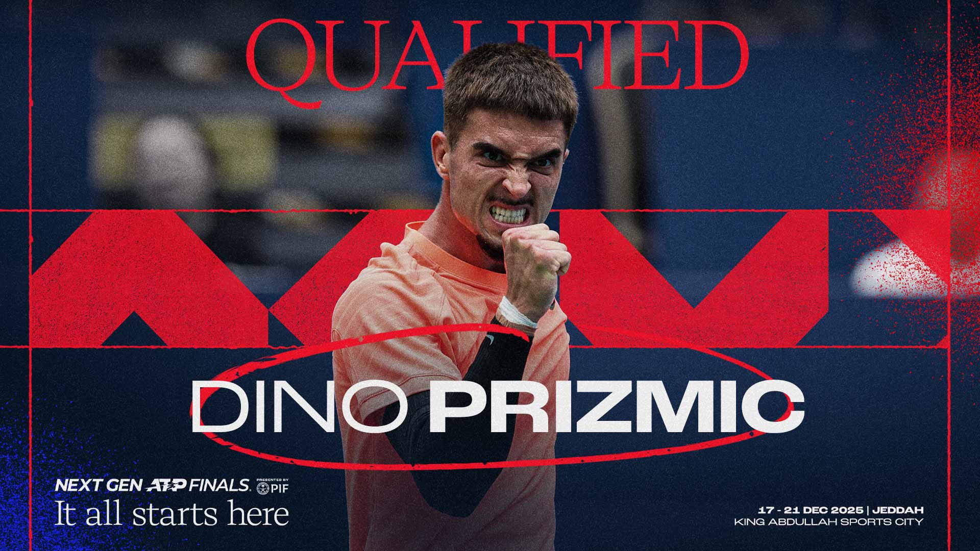 Prizmic stamps ticket at Next Gen ATP Finals presented by PIF