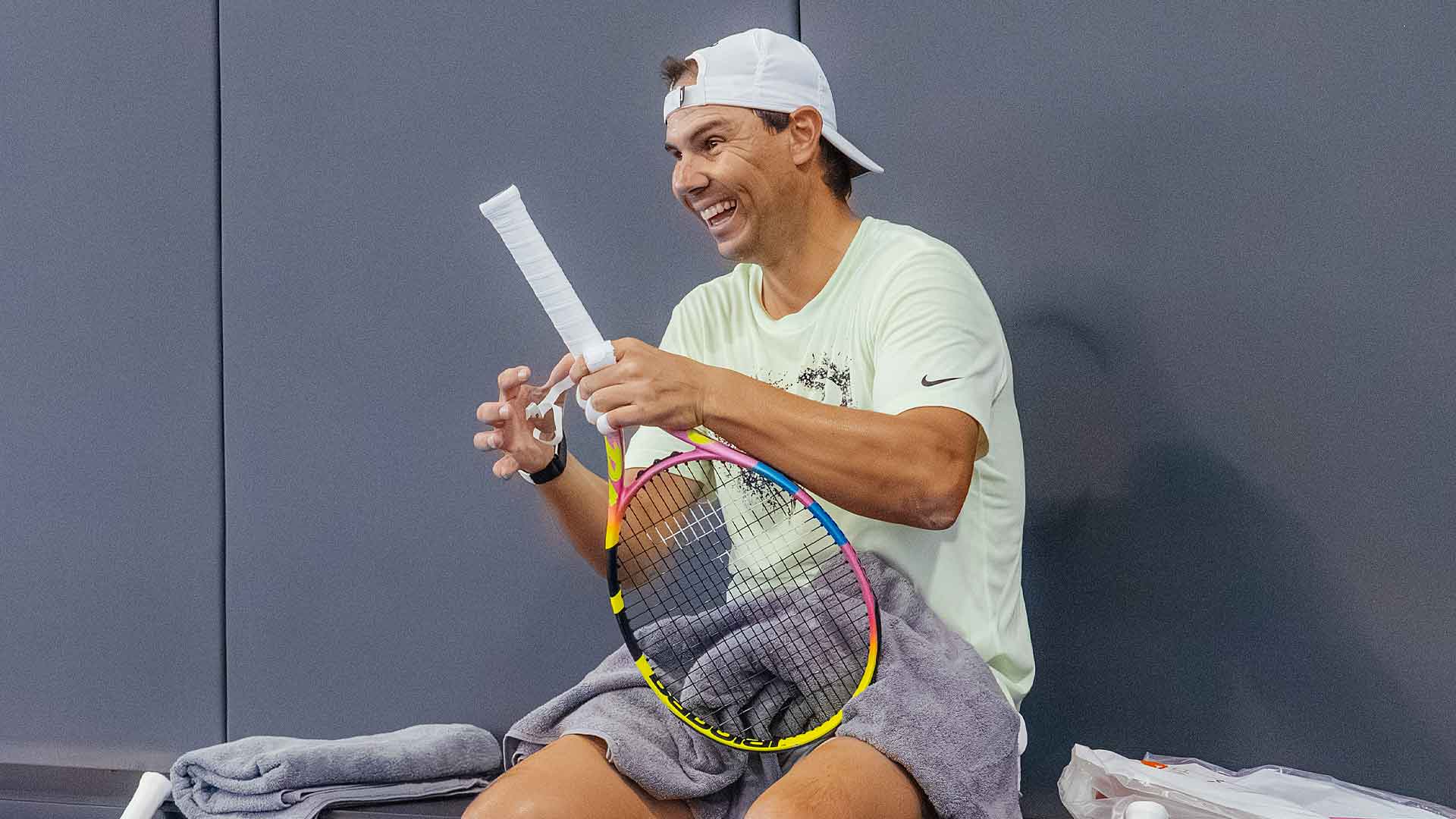 Nadal volvió a la pista un año después de su retirada