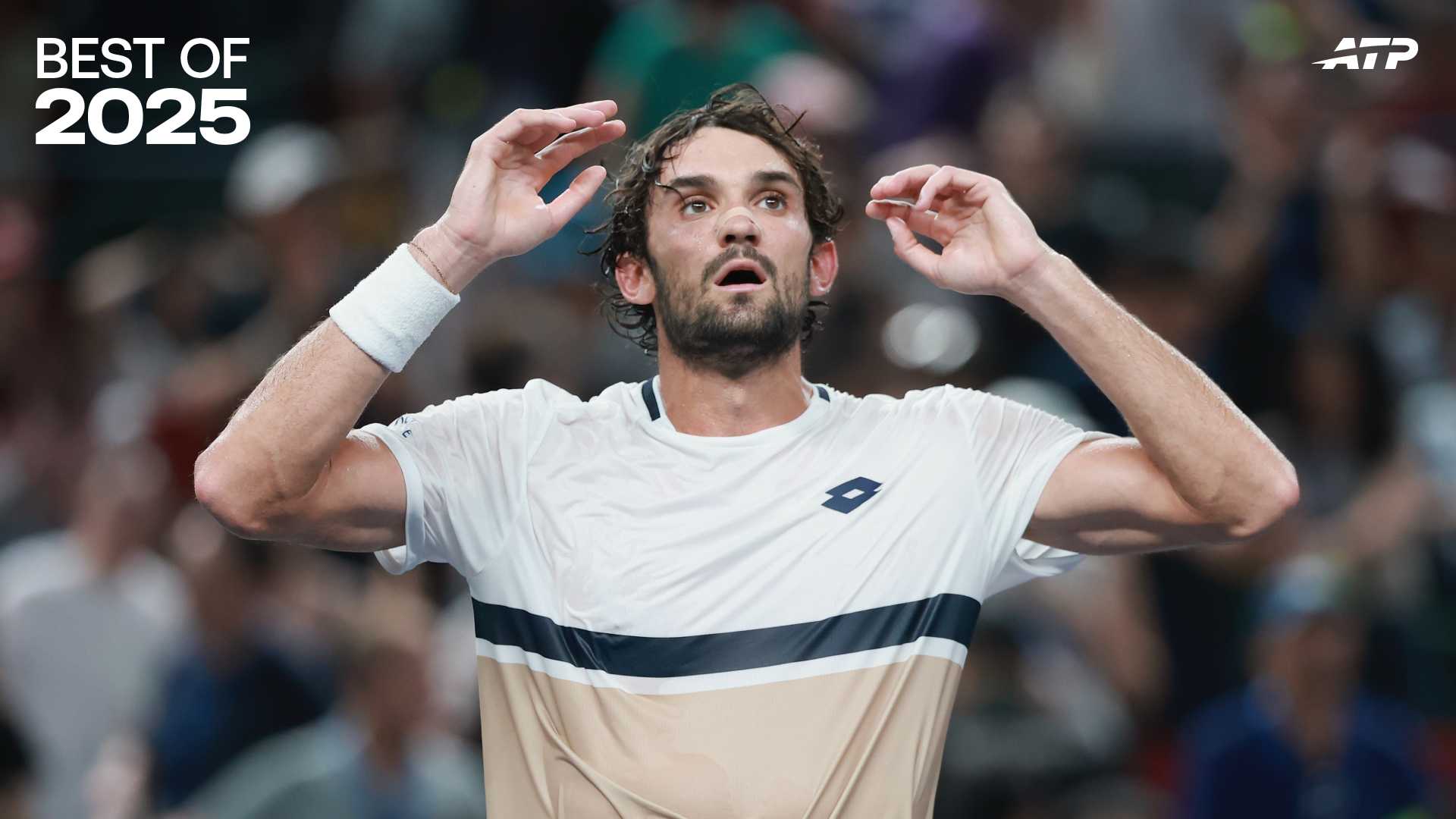 Valentin Vacherot defeats record four-time champion Novak Djokovic at the Rolex Shanghai Masters. 