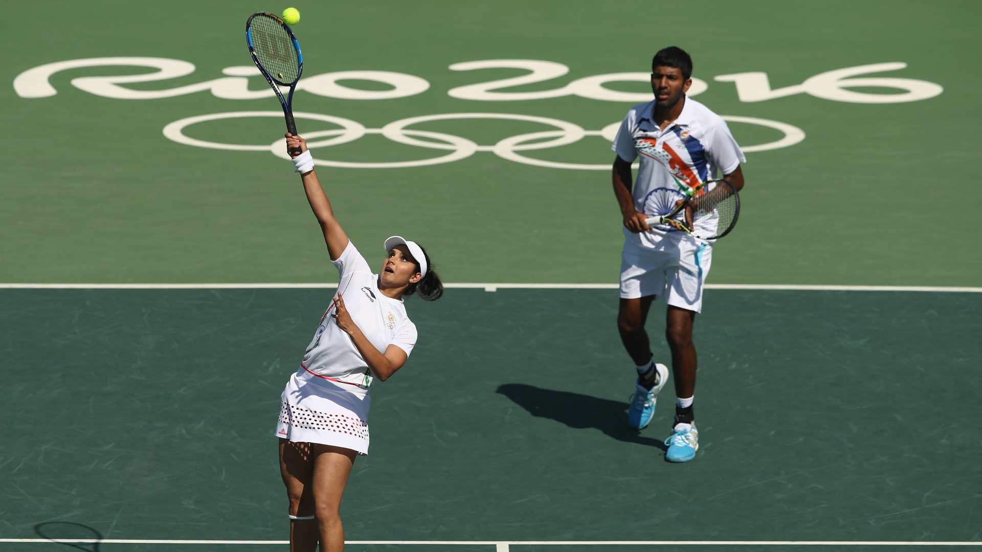 Sania Mirza, <a href='https://www.atptour.com/en/players/rohan-bopanna/b757/overview'>Rohan Bopanna</a>