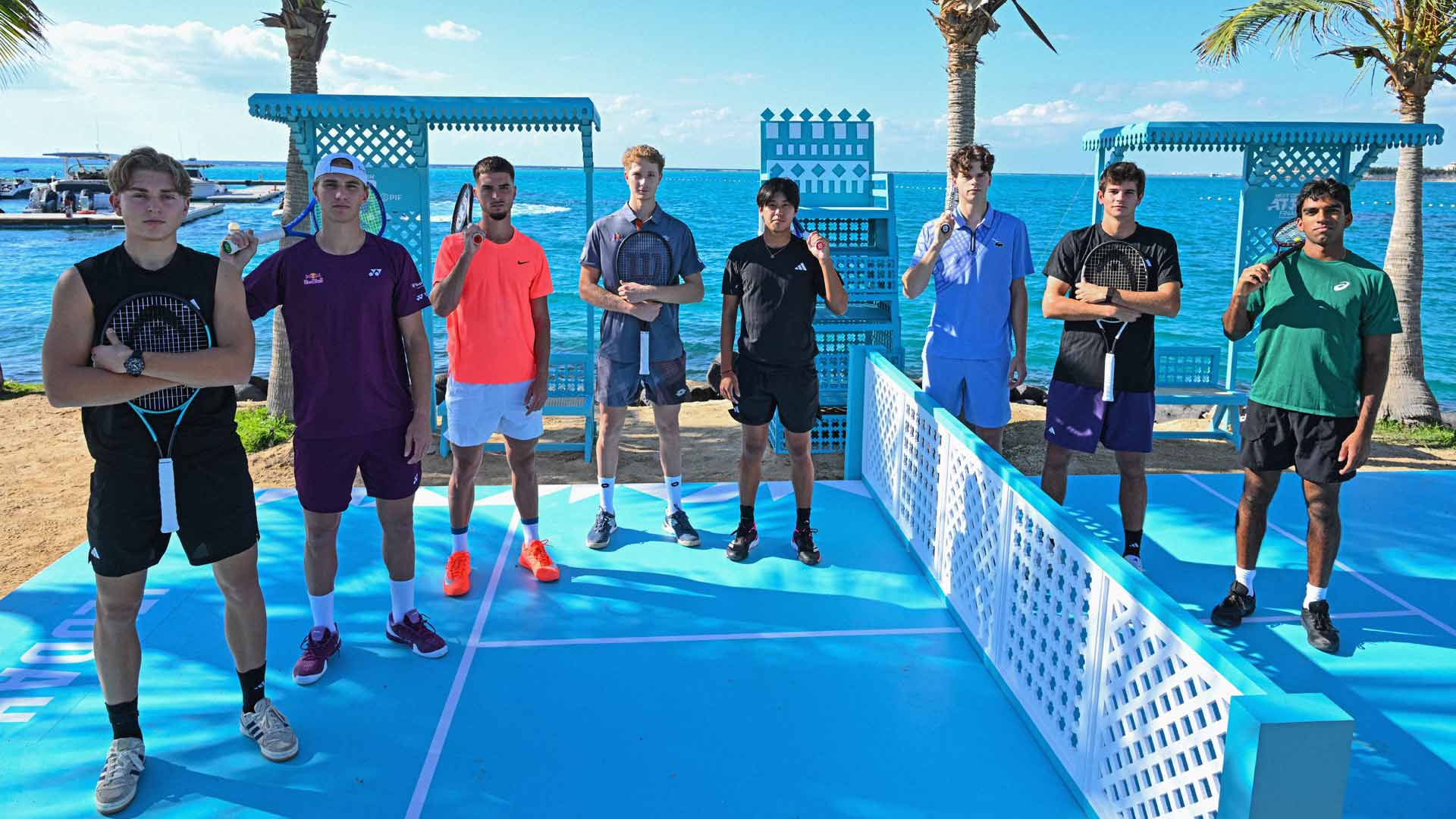 #NextGenATP stars enjoy beach retreat before Jeddah battle begins