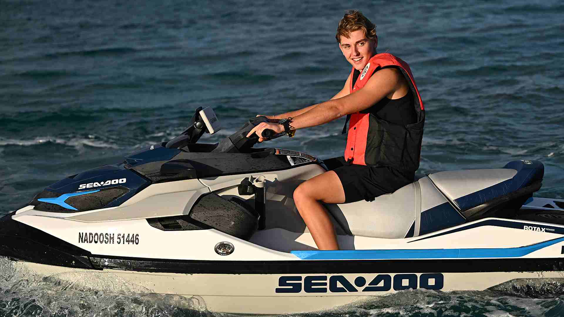 Justin Engel in Jeddah ahead of the 2025 Next Gen ATP Finals presented by PIF.