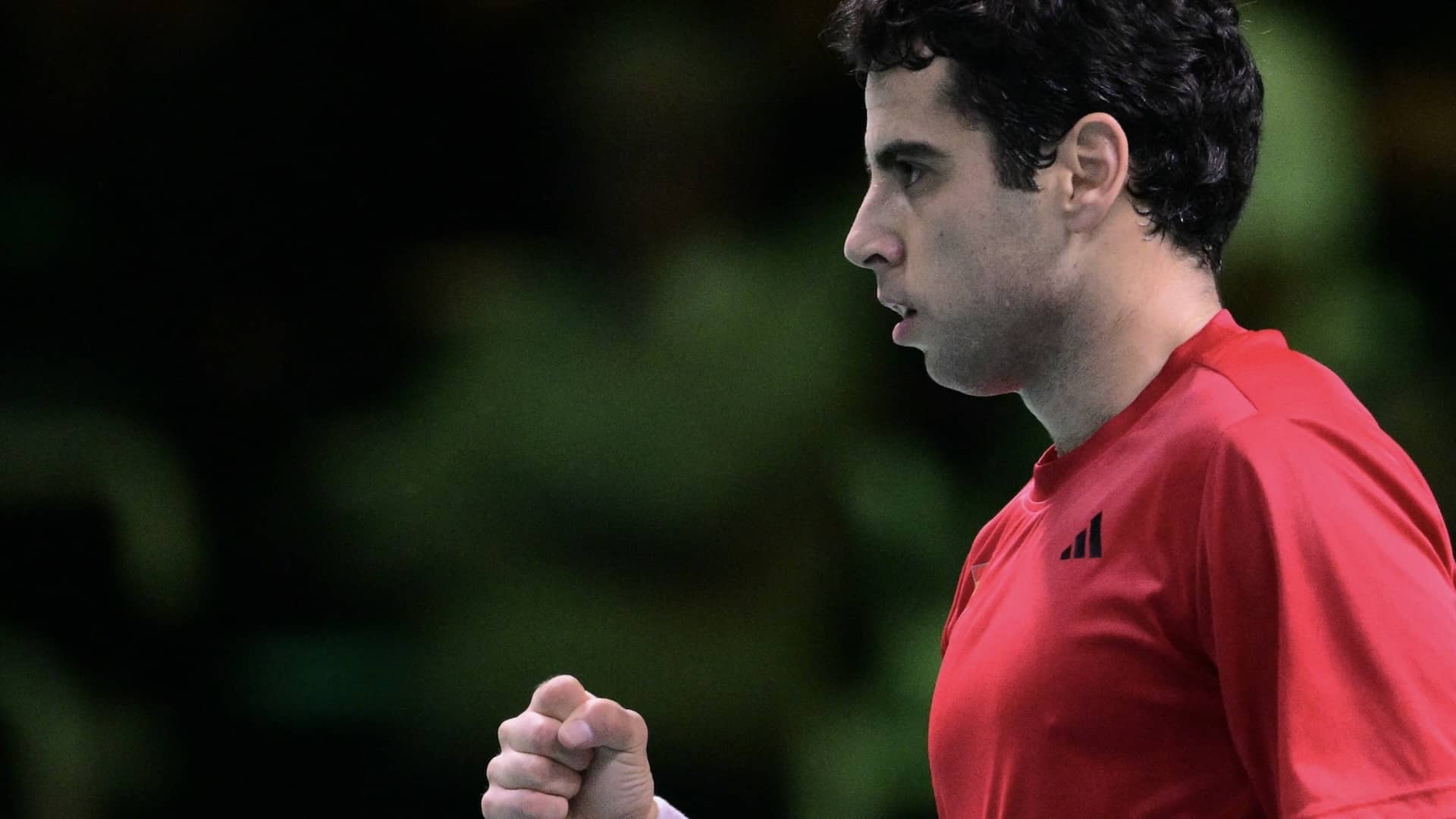 Jaume Munar, durante un partido en 2025.