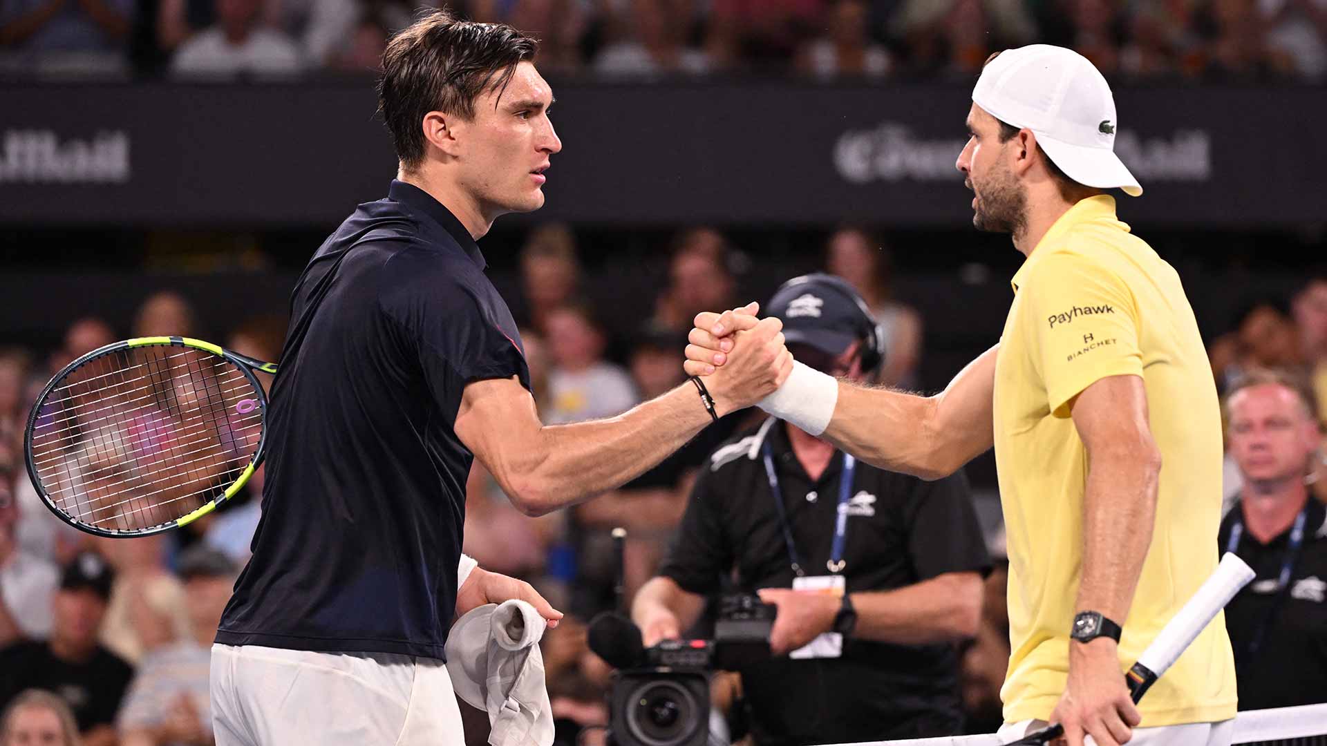 Collignon upsets idol Dimitrov in Brisbane: 'It was an honour to play Grigor'