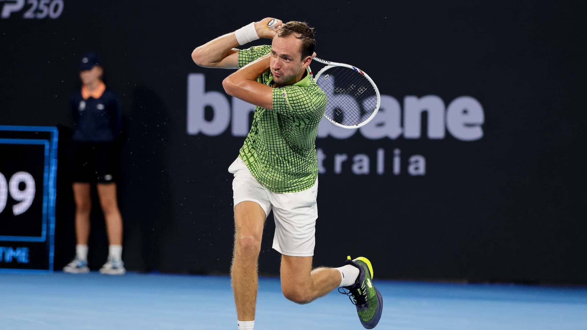 Medvedev finds his range, stays on course for Brisbane title