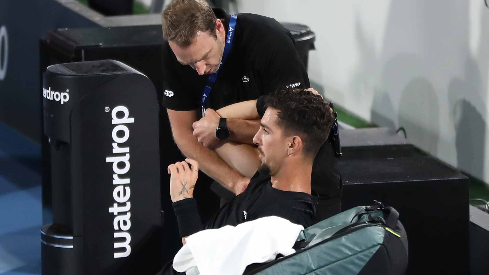 Kokkinakis withdraws from Adelaide due to shoulder injury