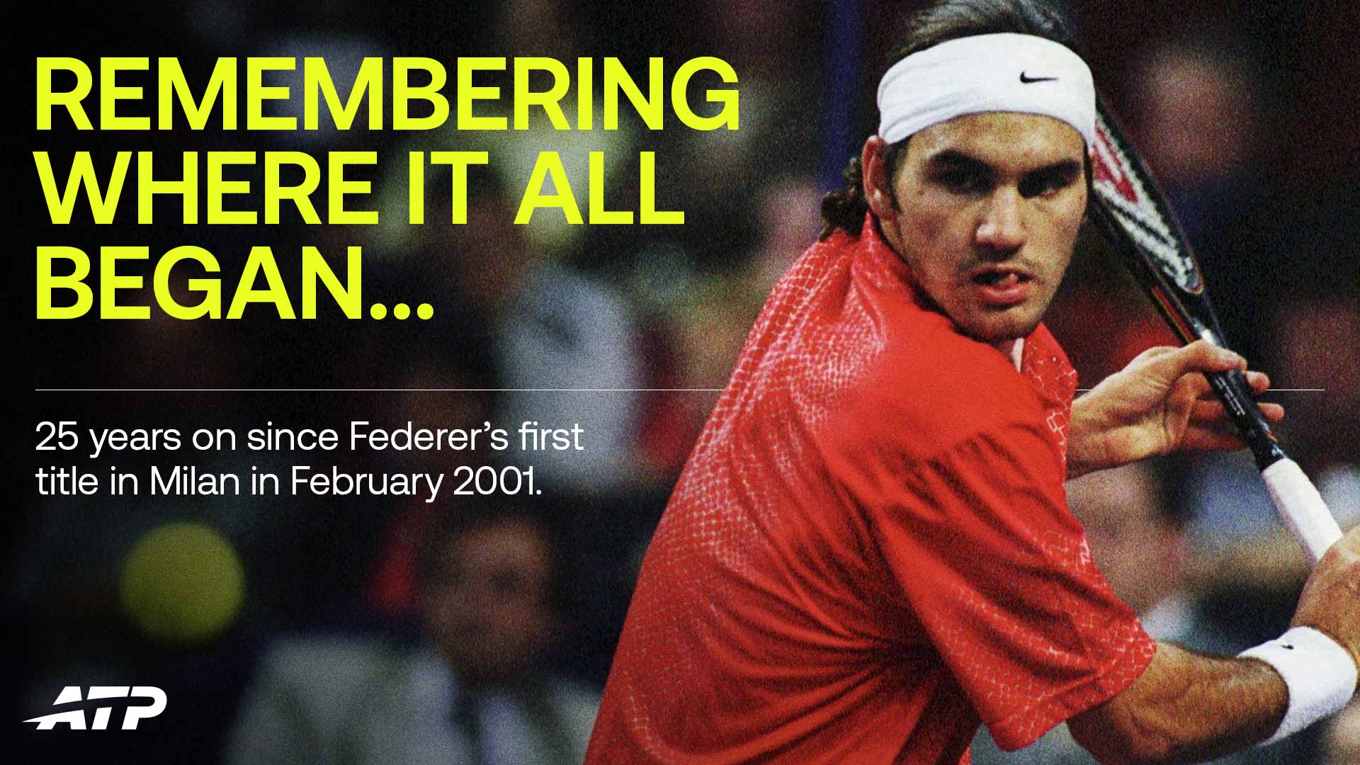 Relive Roger Federer’s first ATP Tour title, 25 years on