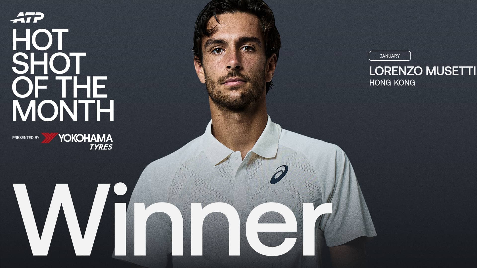 Musetti's magic earns January's Hot Shot of the Month award