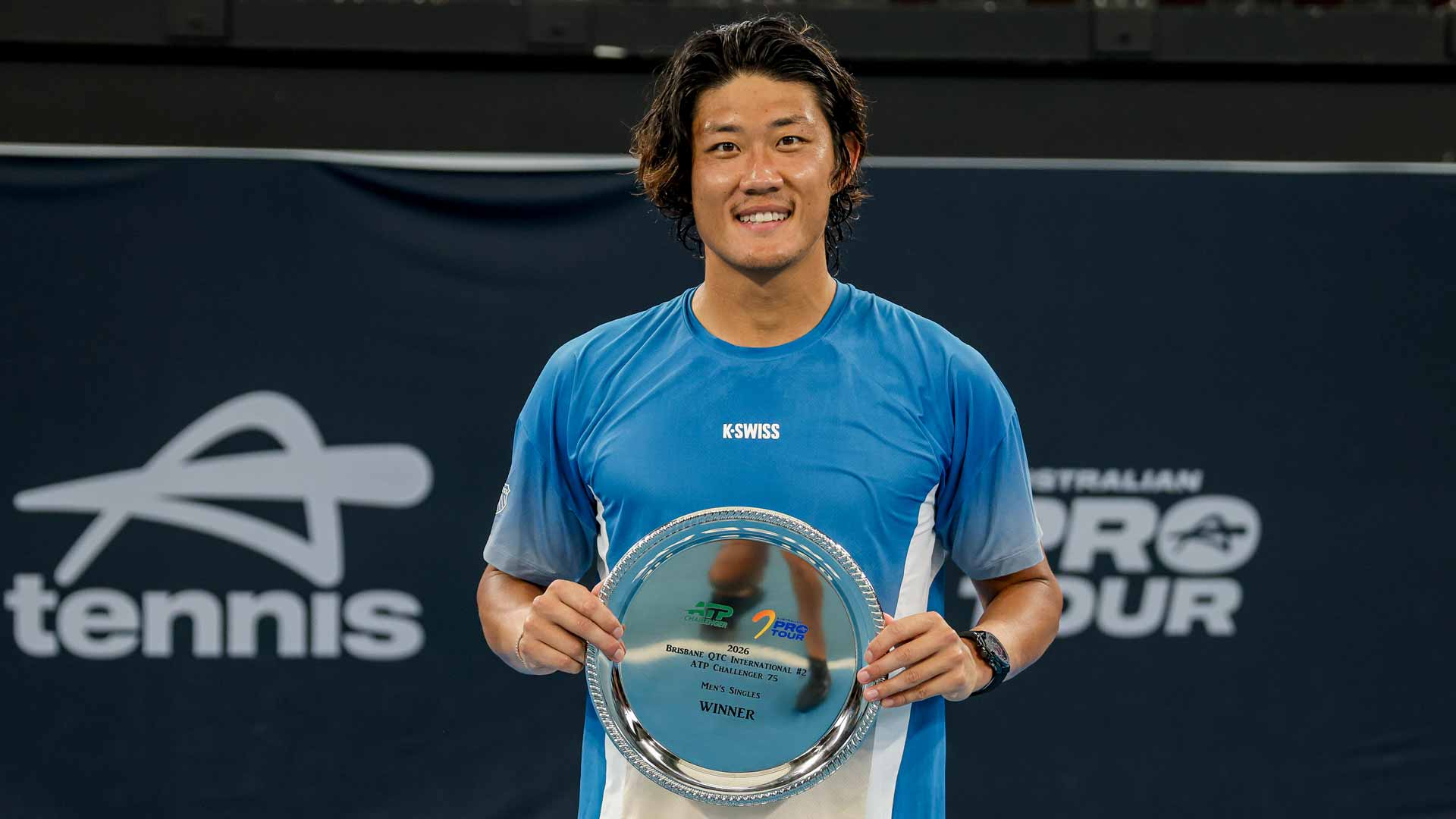 Zhang Zhizhen wins the Brisbane Challenger.