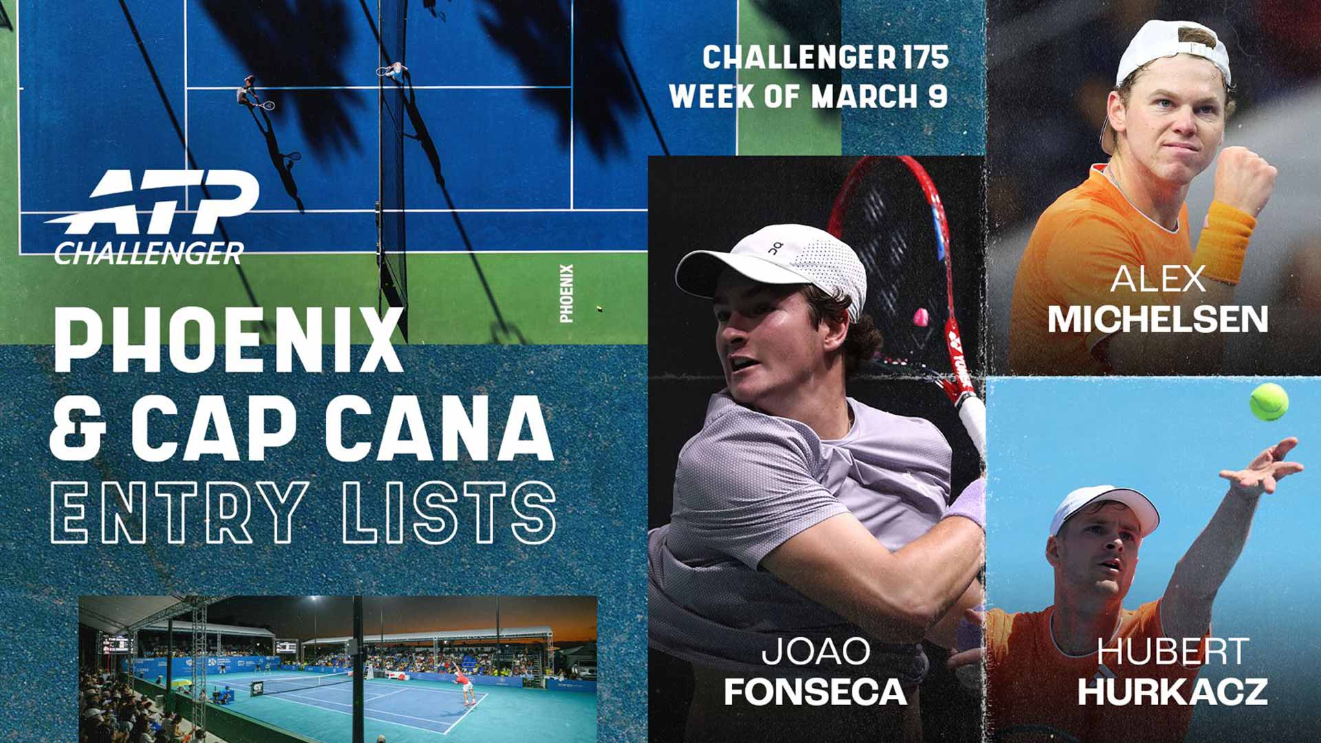 Fonseca plots Phoenix Challenger repeat; Hurkacz headlines Cap Cana entry list