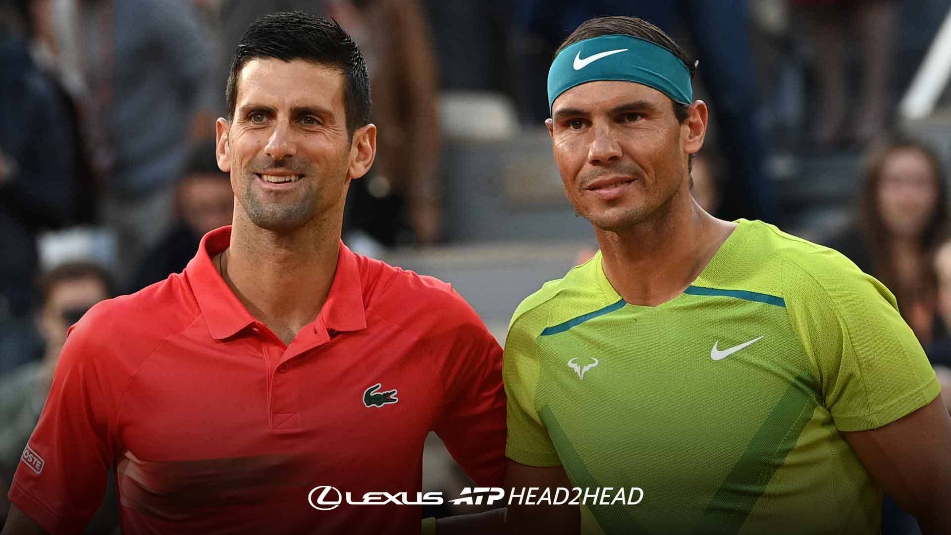 Novak Djokovic and Rafael Nadal met 10 times at Roland Garros.