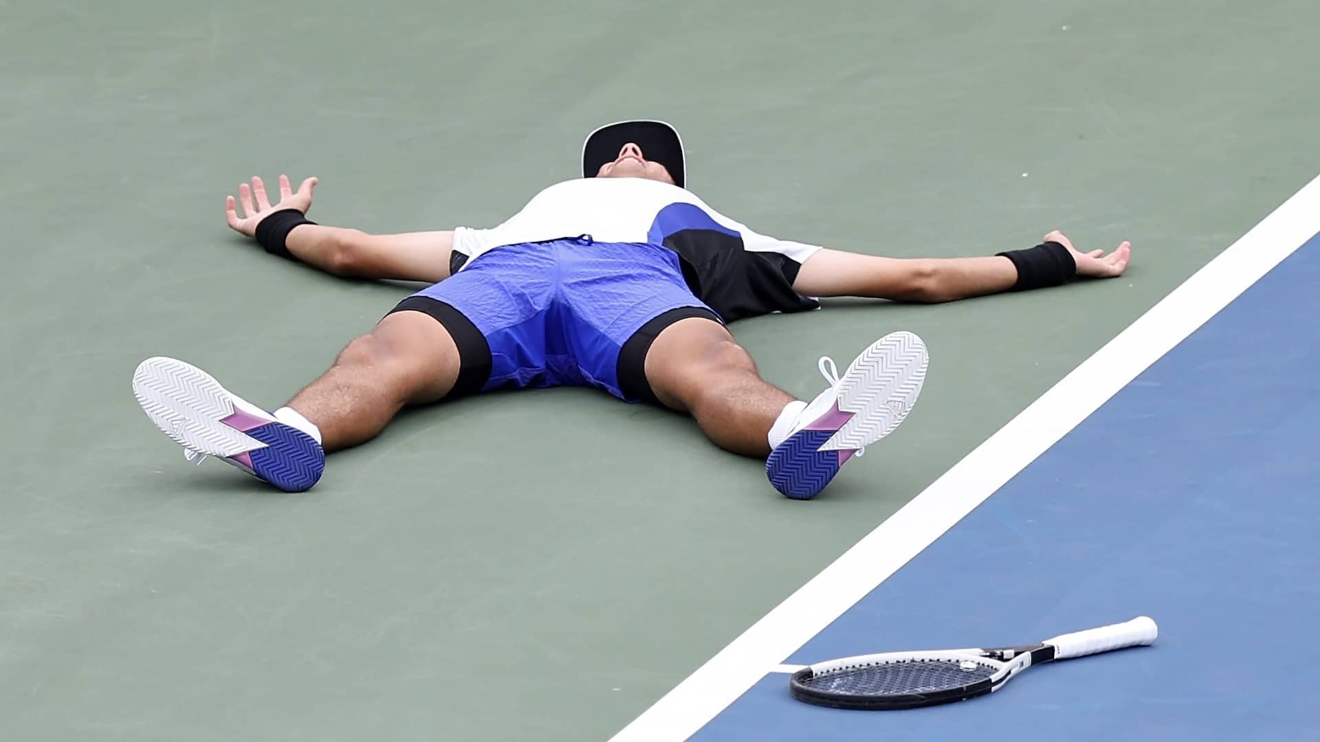 Rafa Jódar, tras ganar el US Open Júnior en 2024.