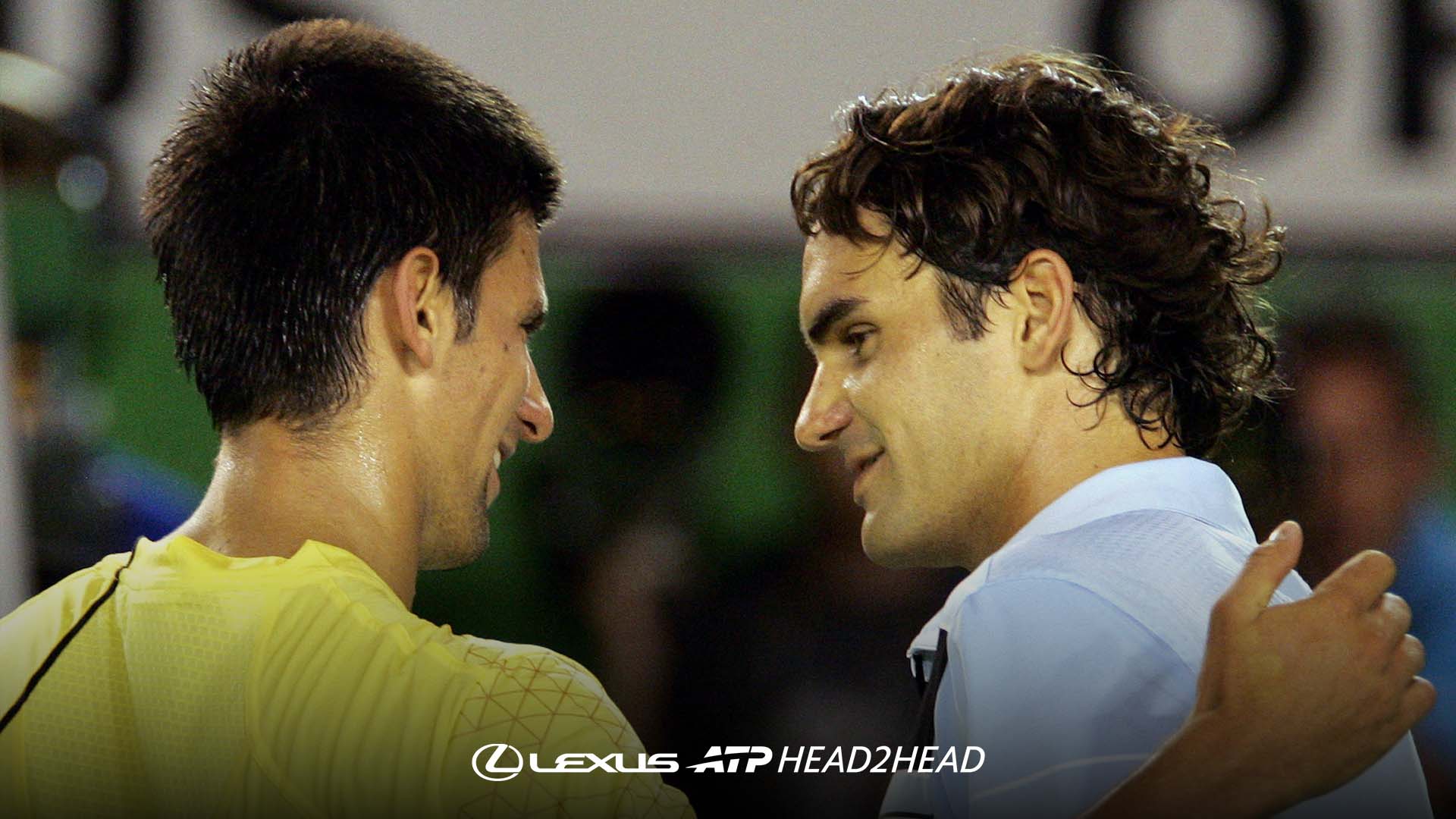 Novak Djokovic and Roger Federer met for the first time in Grand Slam action in the fourth round of the 2007 Australian Open.