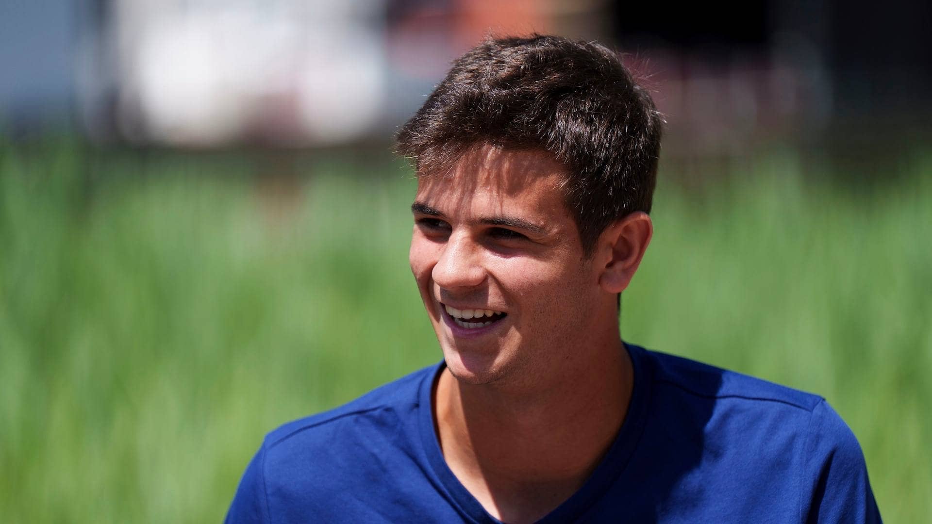 Rafael Jódar atiende a los medios de comunicación en el Mutua Madrid Open 2026.