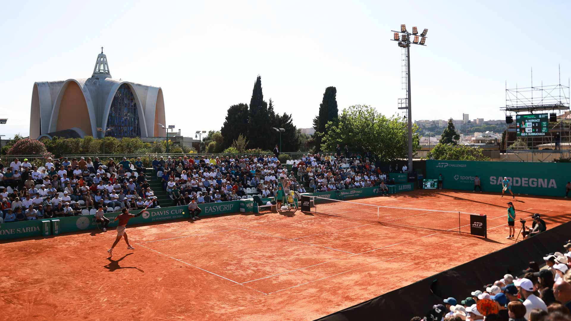 The Cagliari Challenger final will begin Sunday at 3 p.m. local time.