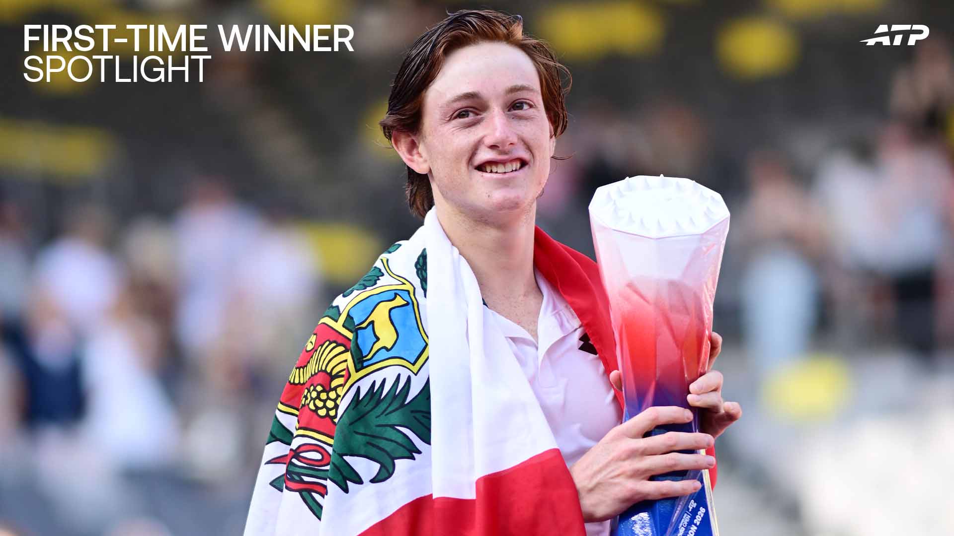 Ignacio Buse won his first tour-level title Sunday at the Bitpanda Hamburg Open.