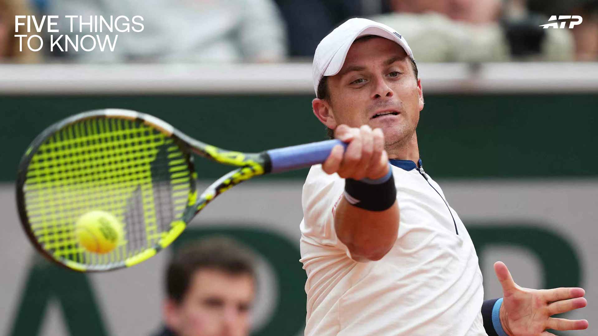 Clement Tabur, the No. 171 player in the PIF ATP Rankings, faces top seed Jannik Sinner at Roland Garros on Tuesday.
