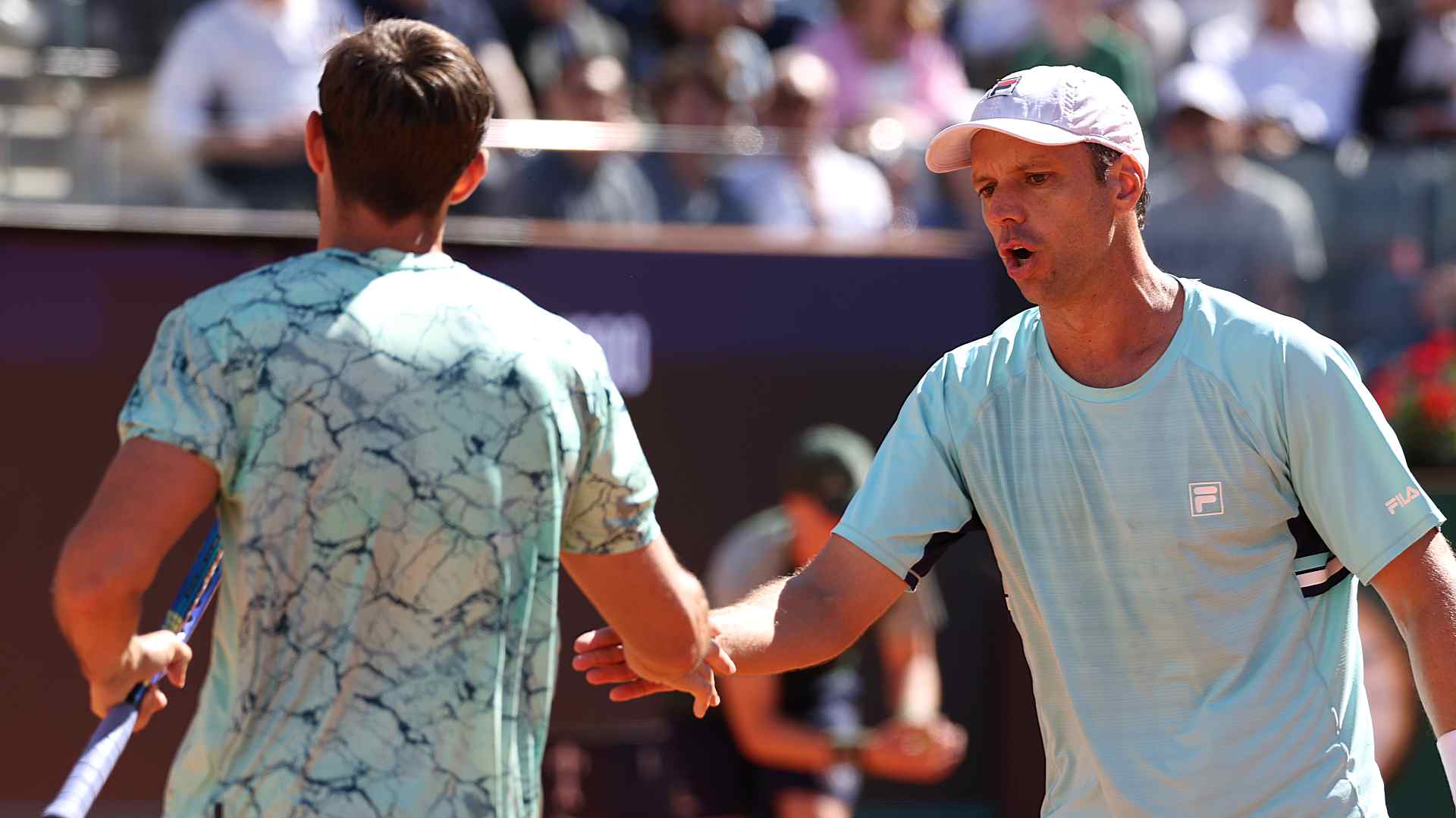 <a href='https://www.atptour.com/en/players/marcel-granollers/g710/overview'>Marcel Granollers</a> and <a href='https://www.atptour.com/en/players/horacio-zeballos/z184/overview'>Horacio Zeballos</a> are into the second round at <a href='https://www.atptour.com/en/tournaments/roland-garros/520/overview'>Roland Garros</a> (file photo).