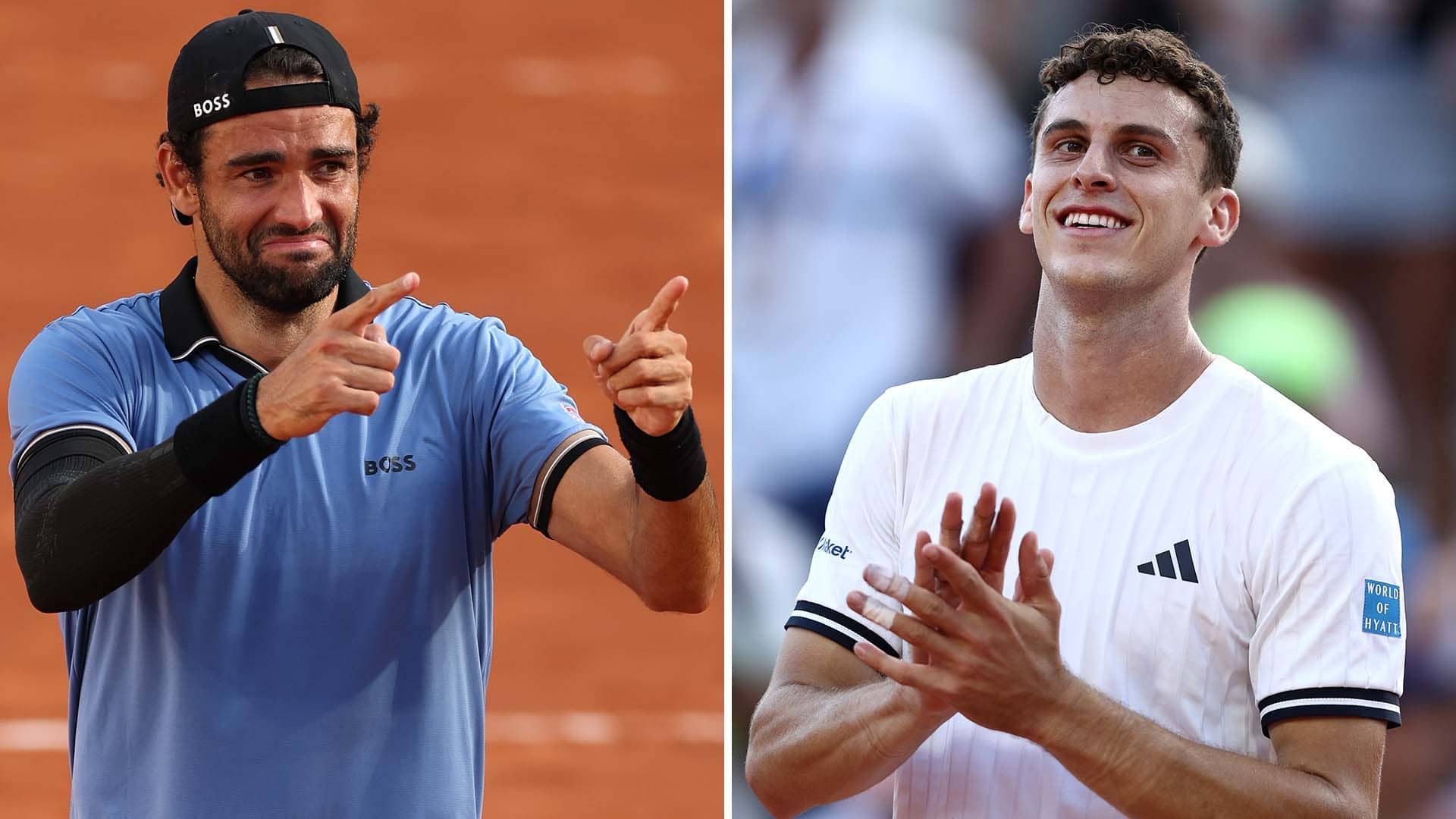 Matteo Berrettini and Juan Manuel Cerundolo each prevailed in marathon third-round battles at Roland Garros.