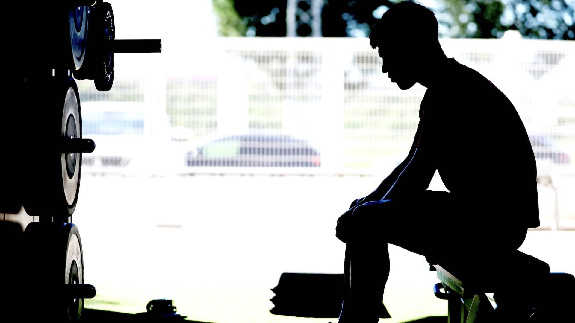 Carlos Alcaraz, durante la pretemporada en Murcia.