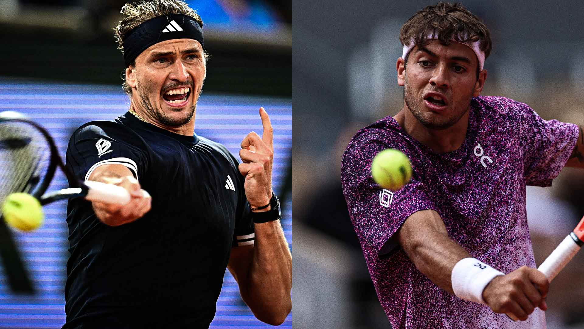Alexander Zverev and Flavio Cobolli will meet in the Roland Garros title match Sunday.