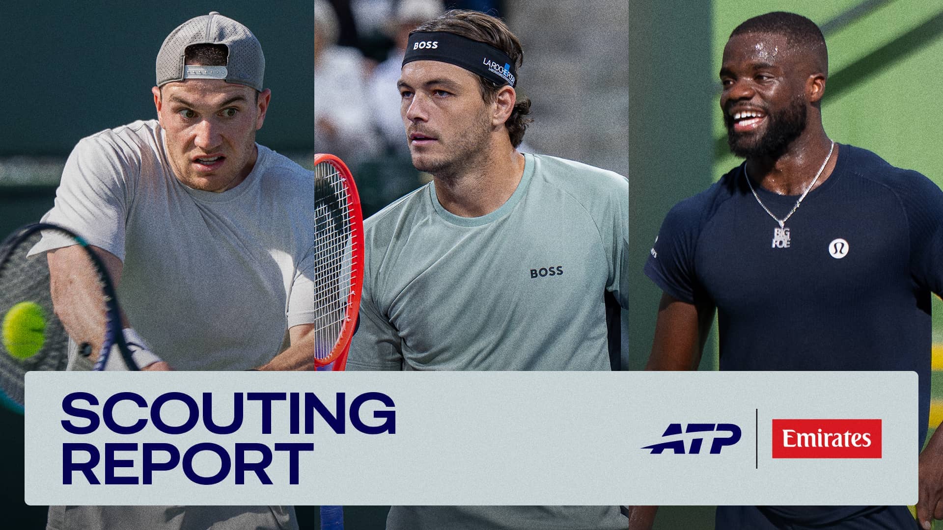 Jack Draper, Taylor Fritz and Frances Tiafoe are in action this week.