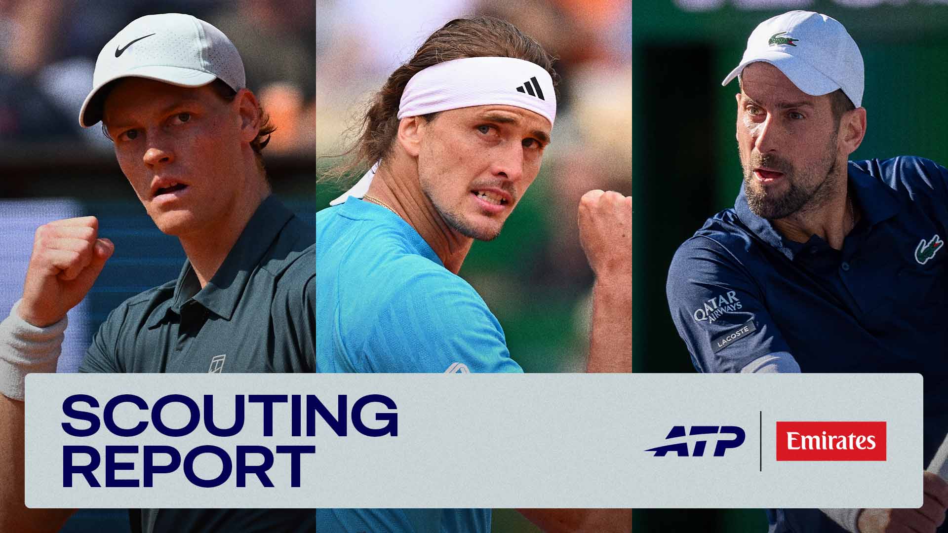 Jannik Sinner, Alexander Zverev and Novak Djokovic are competing at Wimbledon.