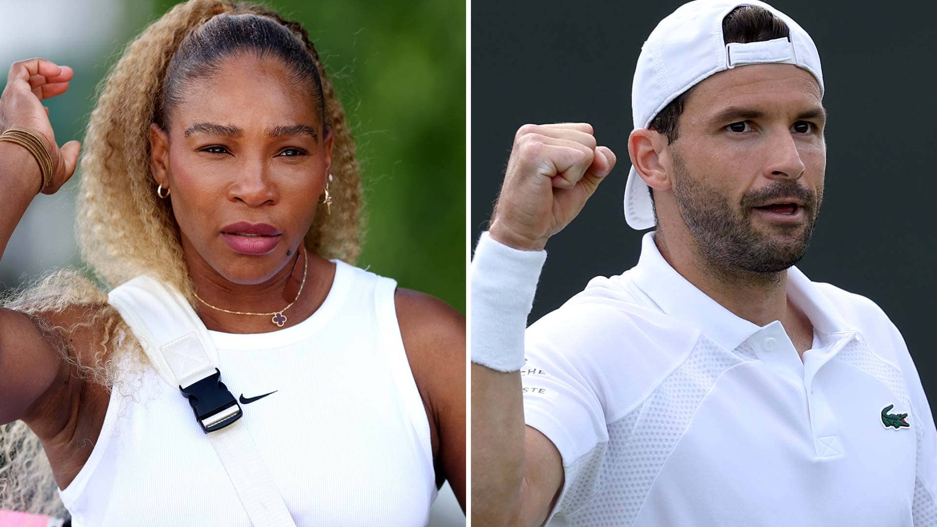 Serena Williams sent her wishes to Grigor Dimitrov during her pre-tournament press conference at WImbledon.