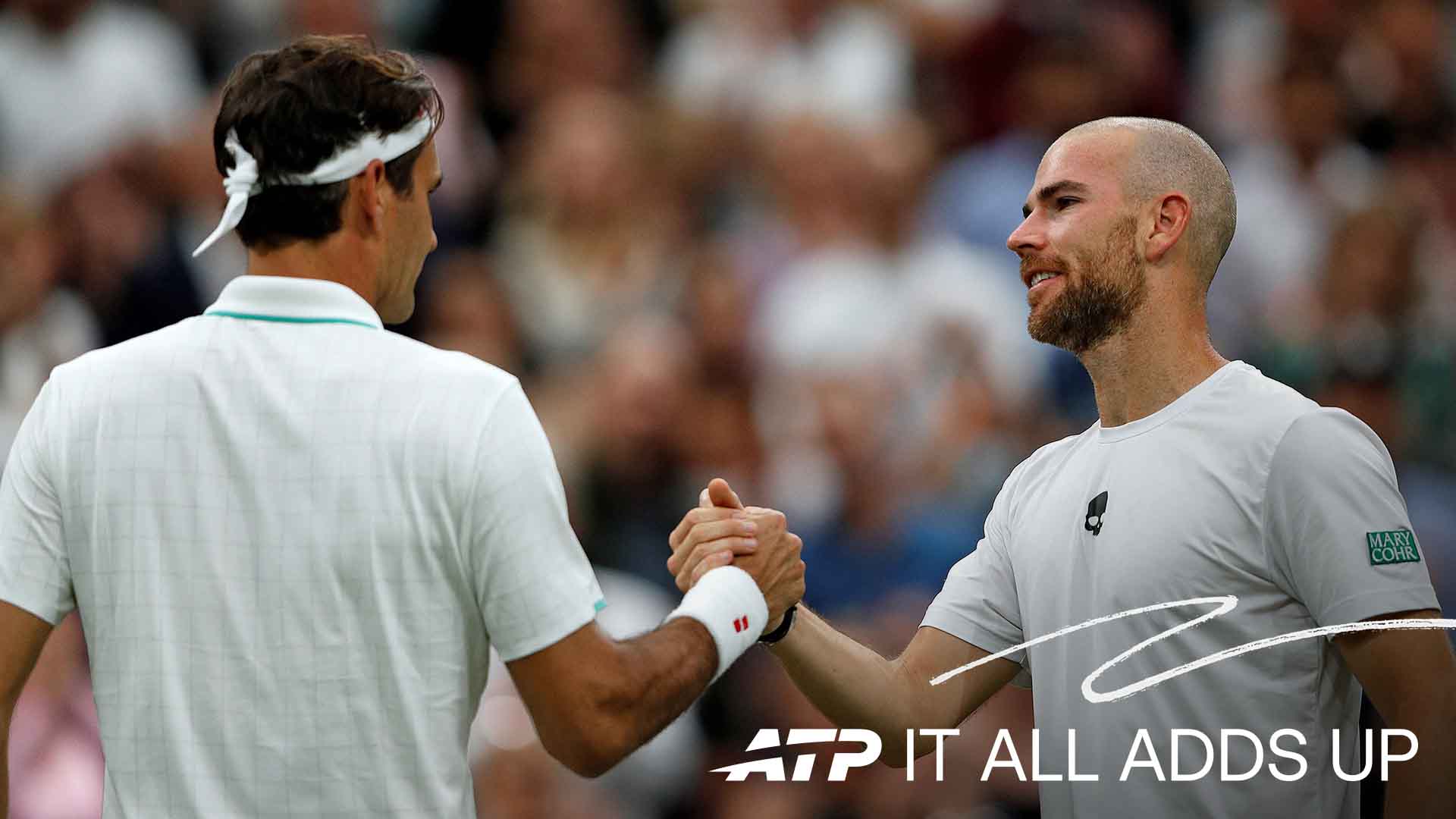 Adrian Mannarino retired against Roger Federer in the fifth set of their first-round clash at Wimbledon in 2021.