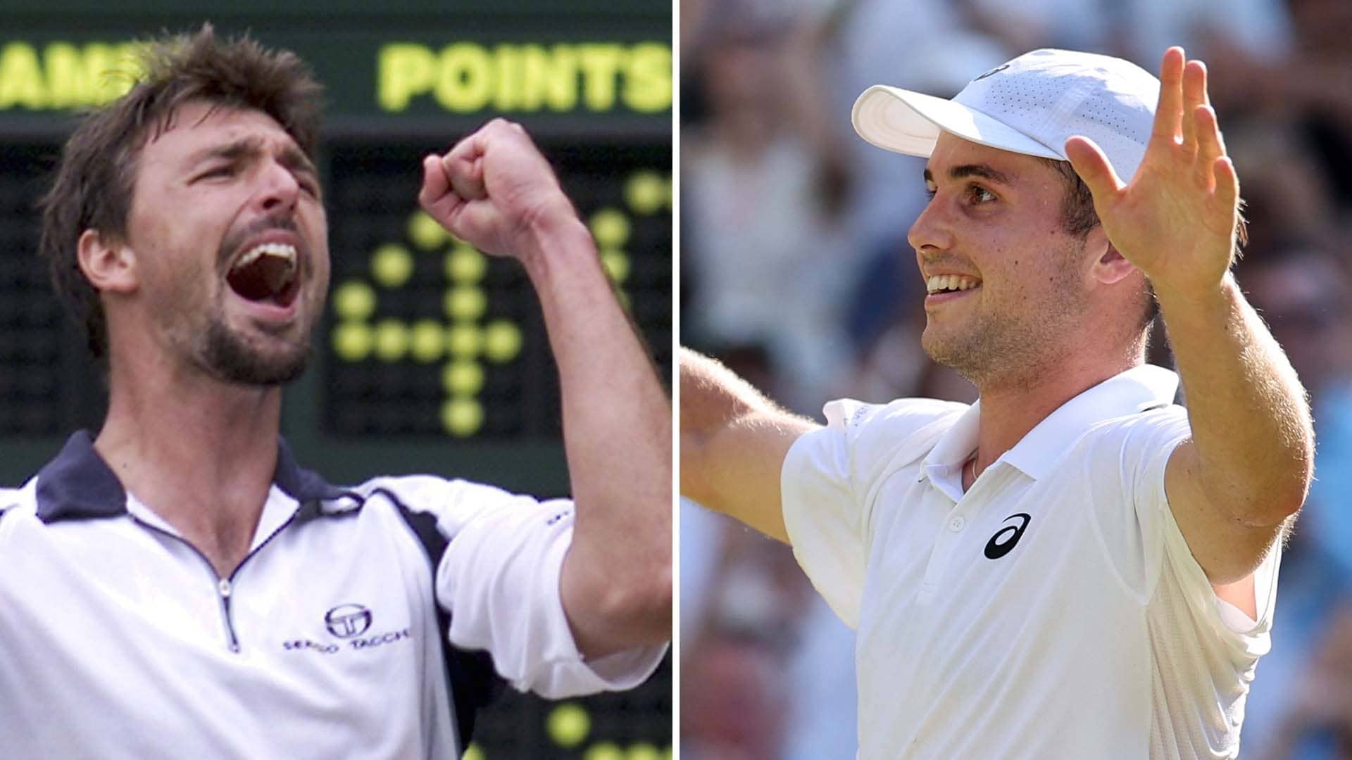 Goran Ivanisevic (ganador de Wimbledon en 2001) y Arthur Fery son los únicos jugadores invitados que han llegado a SF en Wimbledon