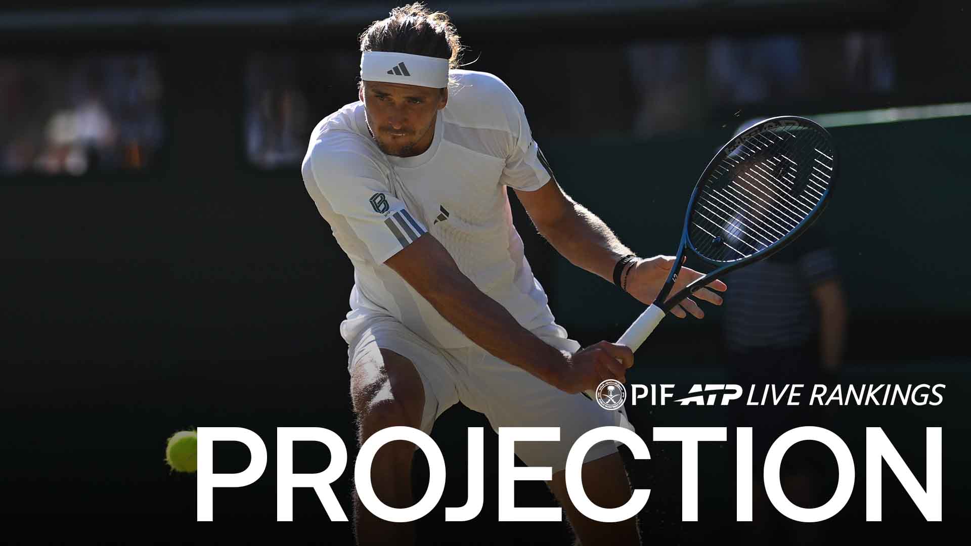 Alexander Zverev is one win away from returning to No. 2 in the PIF ATP Live Rankings.