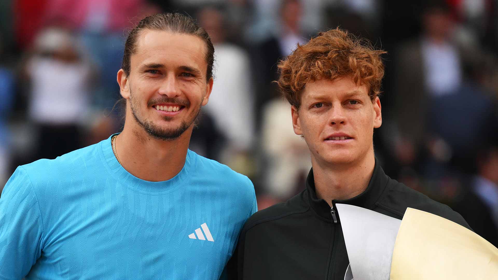 Alexander Zverev and Jannik Sinner's most recent meeting came in this year's Madrid final, which Sinner won.