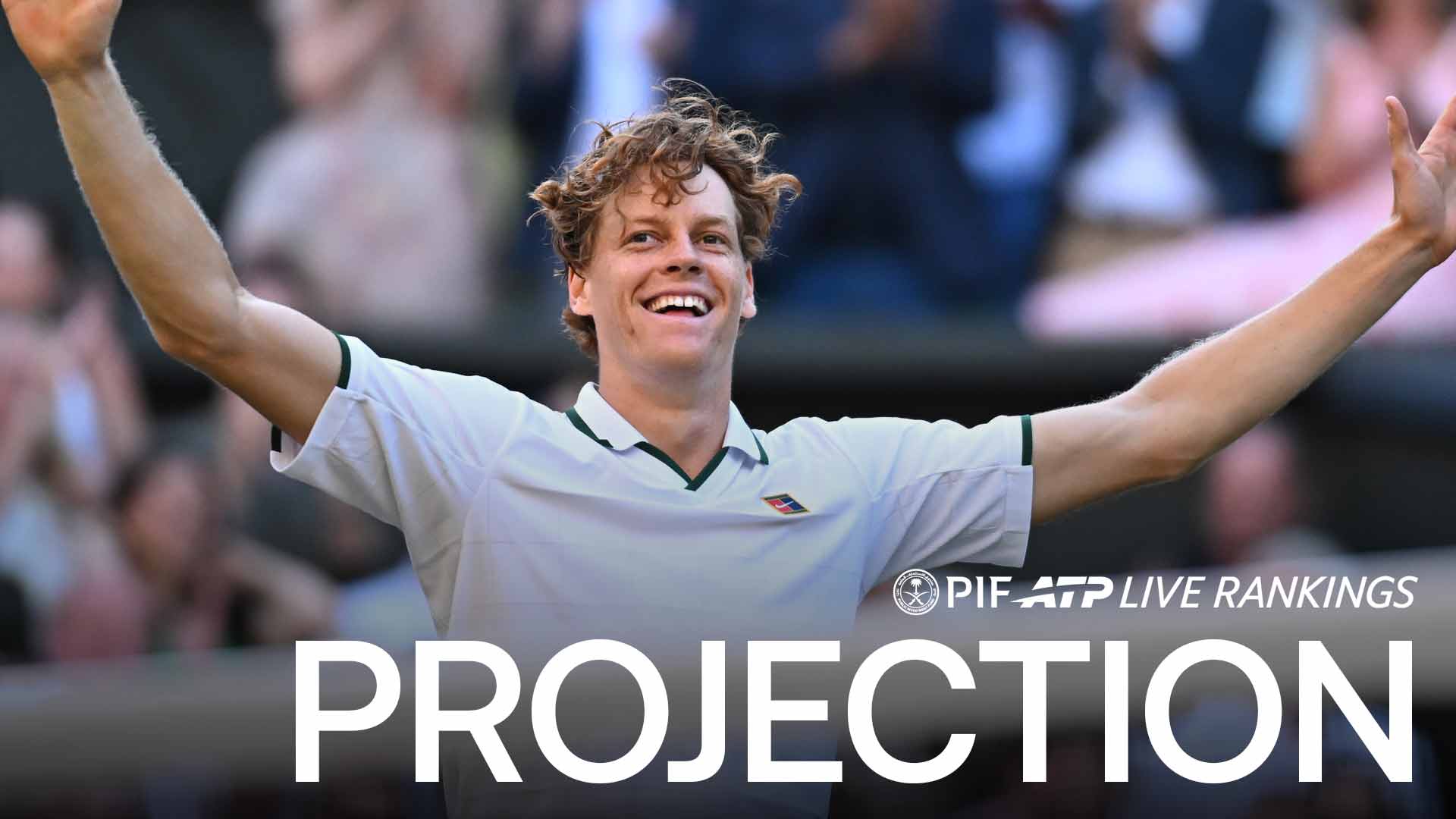 Jannik Sinner leads the PIF ATP Live Rankings by 4,970 points.