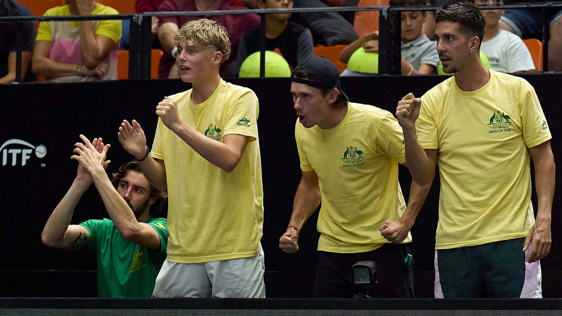 <a href='https://www.atptour.com/en/players/cruz-hewitt/h0k0/overview'>Cruz Hewitt</a>/<a href='https://www.atptour.com/en/players/alex-de-minaur/dh58/overview'>Alex de Minaur</a>/<a href='https://www.atptour.com/en/players/thanasi-kokkinakis/kd46/overview'>Thanasi Kokkinakis</a>