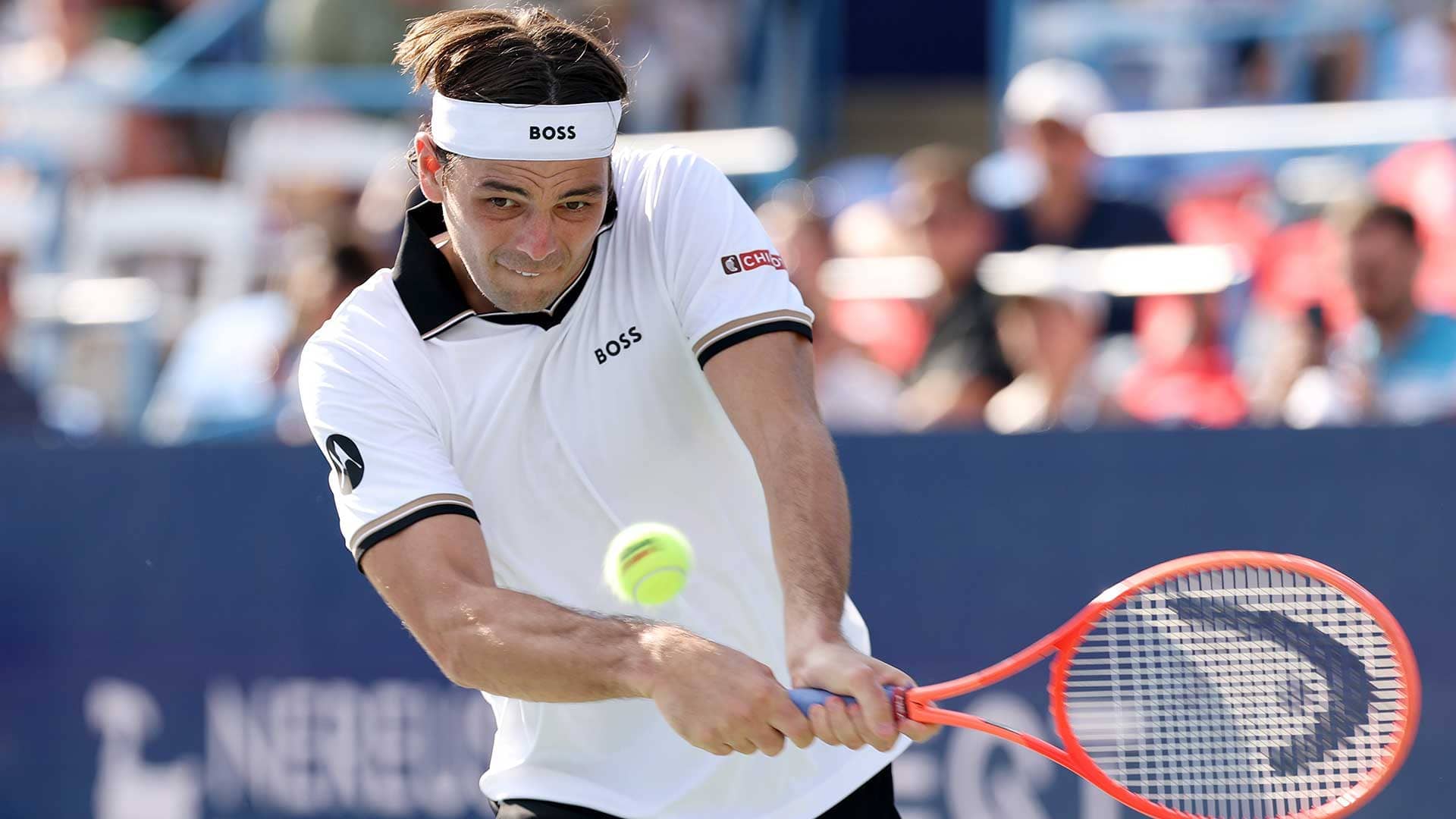 Taylor Fritz has been dealing with tendinitis in his knee since late last season.