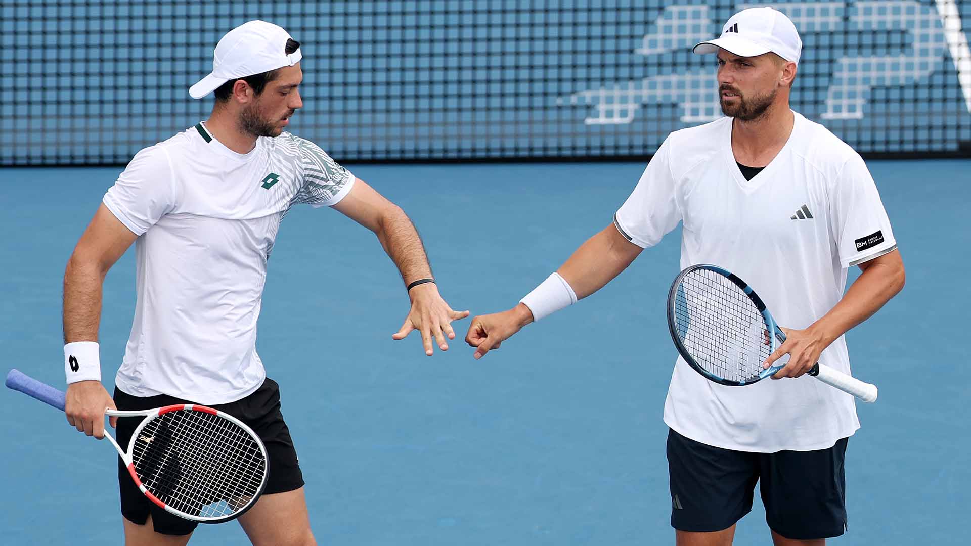 Julian Cash and Lloyd Glasspool claim the trophy on Sunday at the Mubadala DC Open in Washington.