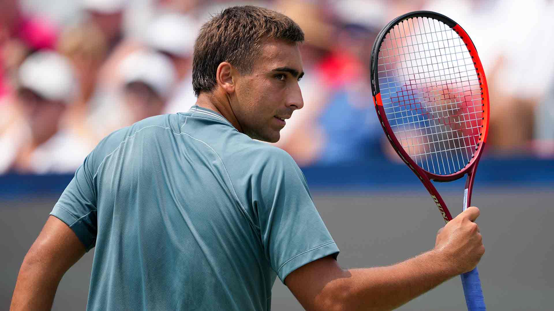 Daniel Mérida ha ganado sus cuatro primeros partidos sobre pista dura en Canadá.
