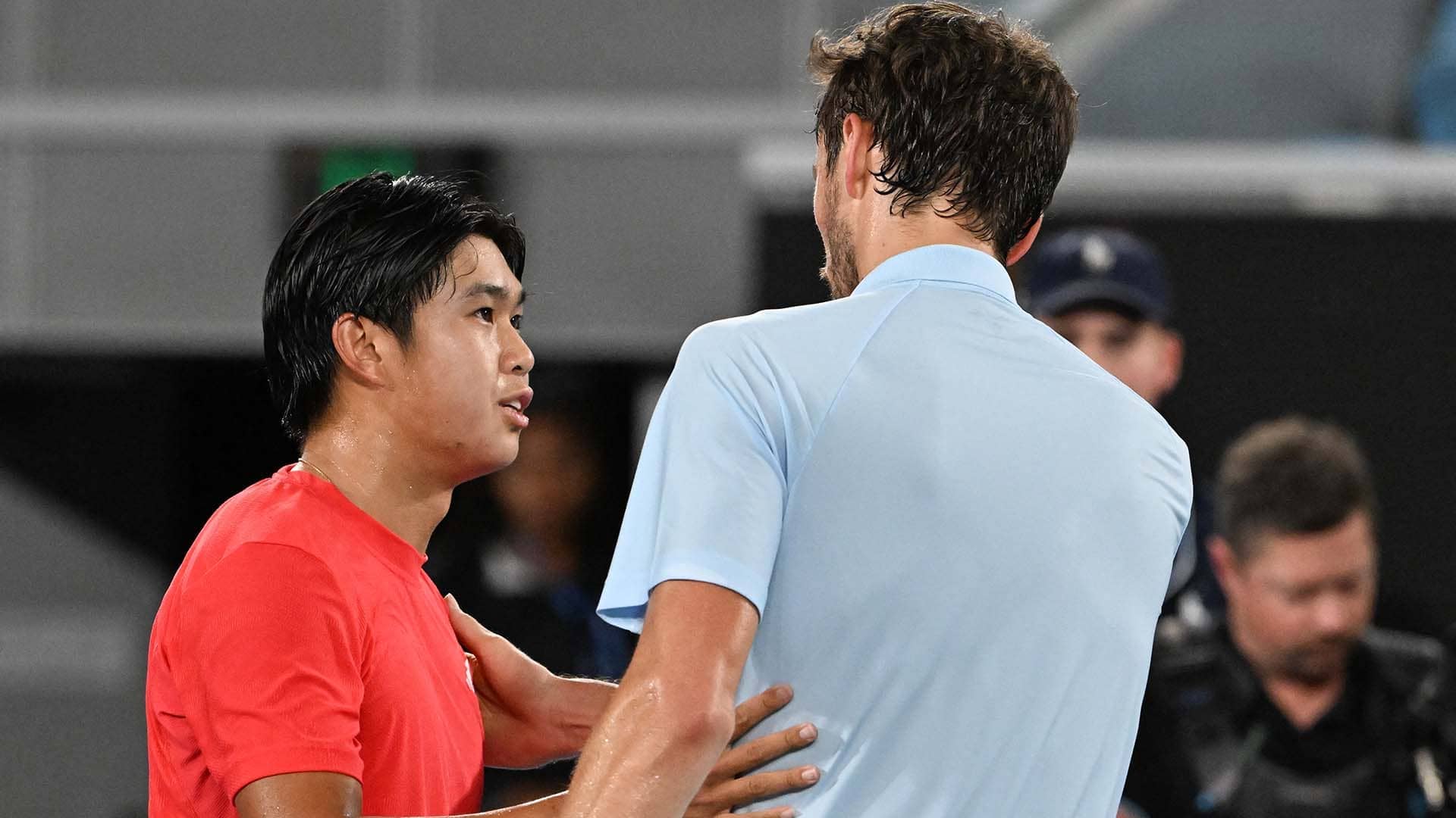 <a href='https://www.atptour.com/en/players/learner-tien/t0ha/overview'>Learner Tien</a>/<a href='https://www.atptour.com/en/players/daniil-medvedev/mm58/overview'>Daniil Medvedev</a>