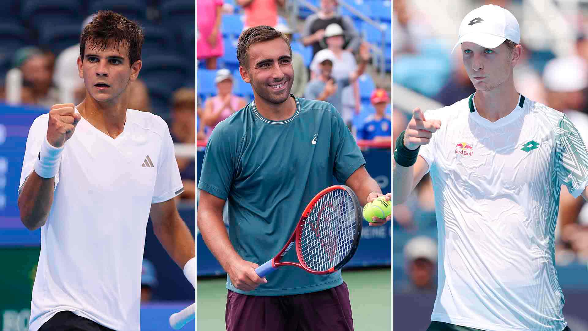 Rafael Jódar, Daniel Mérida y Martín Landaluce están en tercera ronda en Cincinnati.
