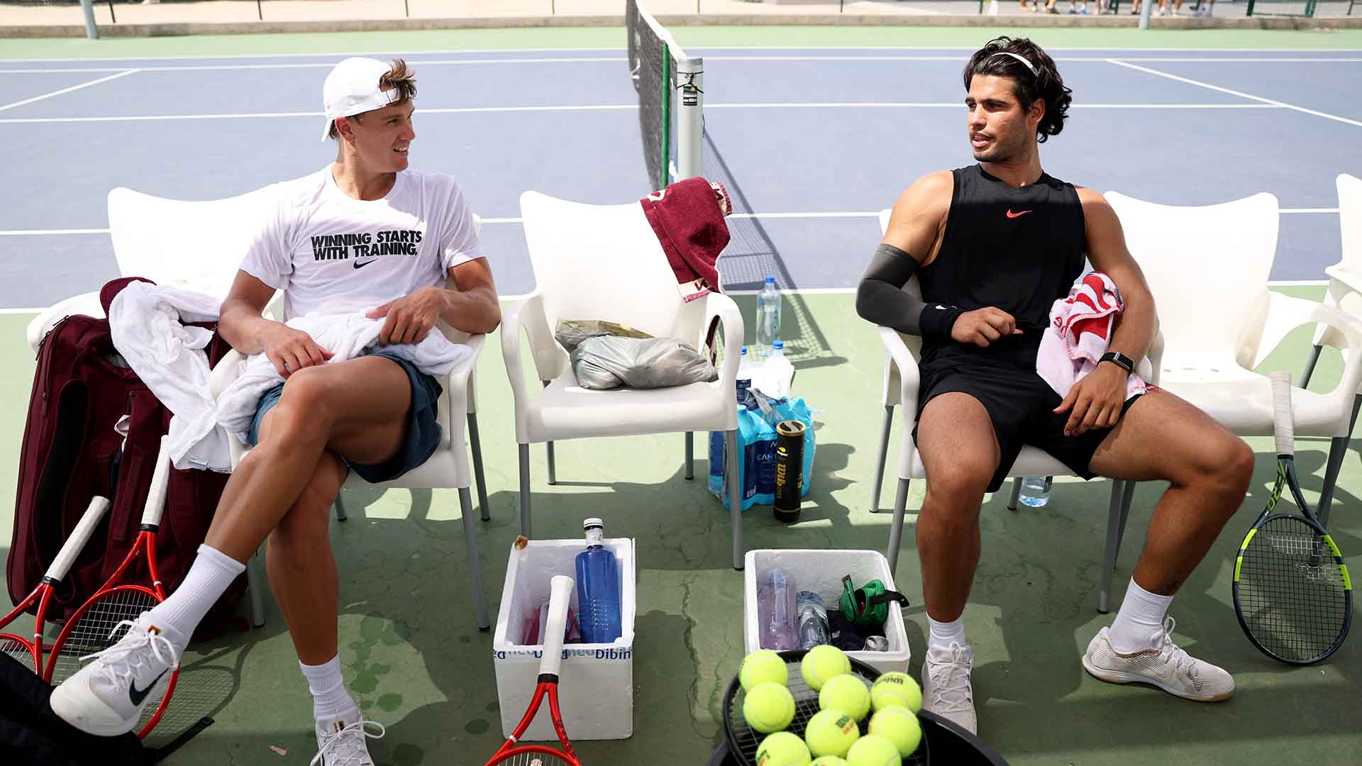 <a href='https://www.atptour.com/en/players/carlos-alcaraz/a0e2/overview'>Carlos Alcaraz</a>, <a href='https://www.atptour.com/en/players/holger-rune/r0dg/overview'>Holger Rune</a>