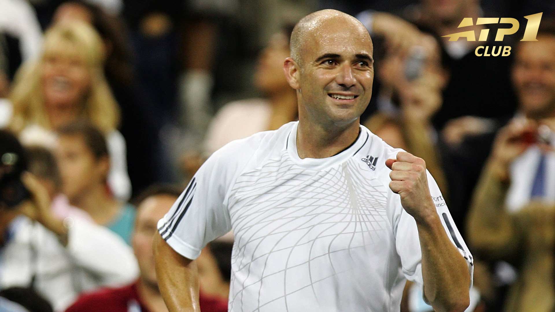 Andre Agassi competed for the final time at the US Open in 2006.
