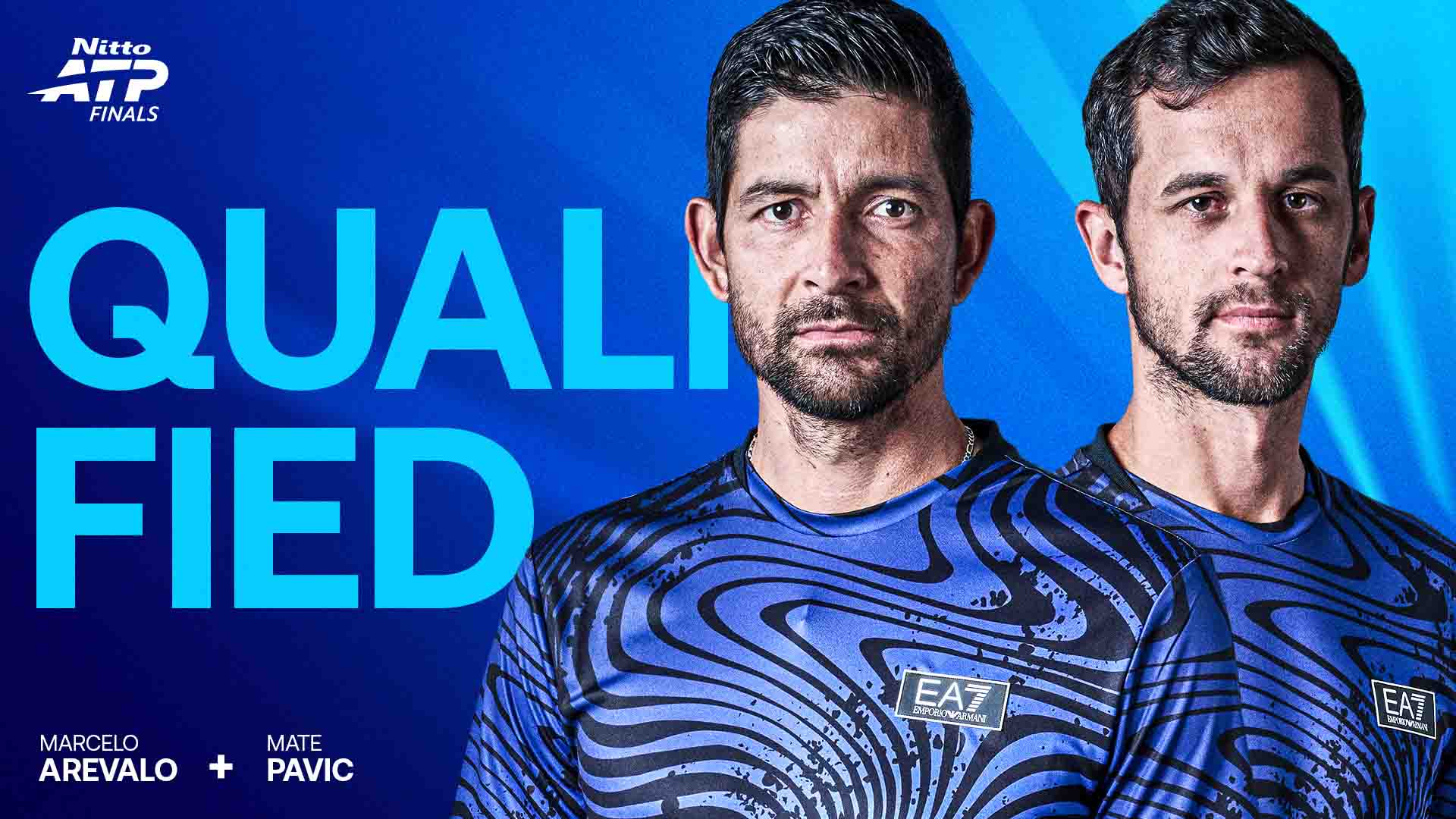 Arevalo & Pavic qualify for third consecutive Nitto ATP Finals together