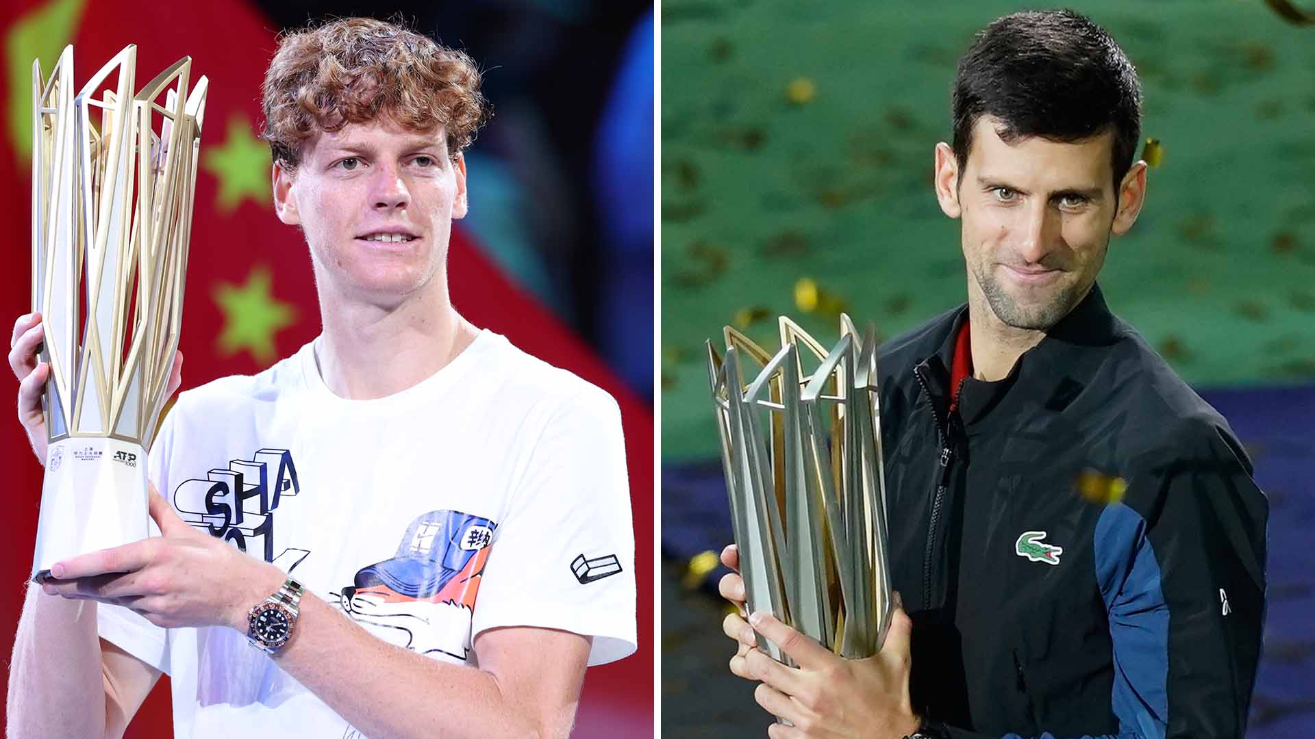 Jannik Sinner y Novak Djokovic serán grandes protagonistas en el Rolex Shanghai Masters 2026.